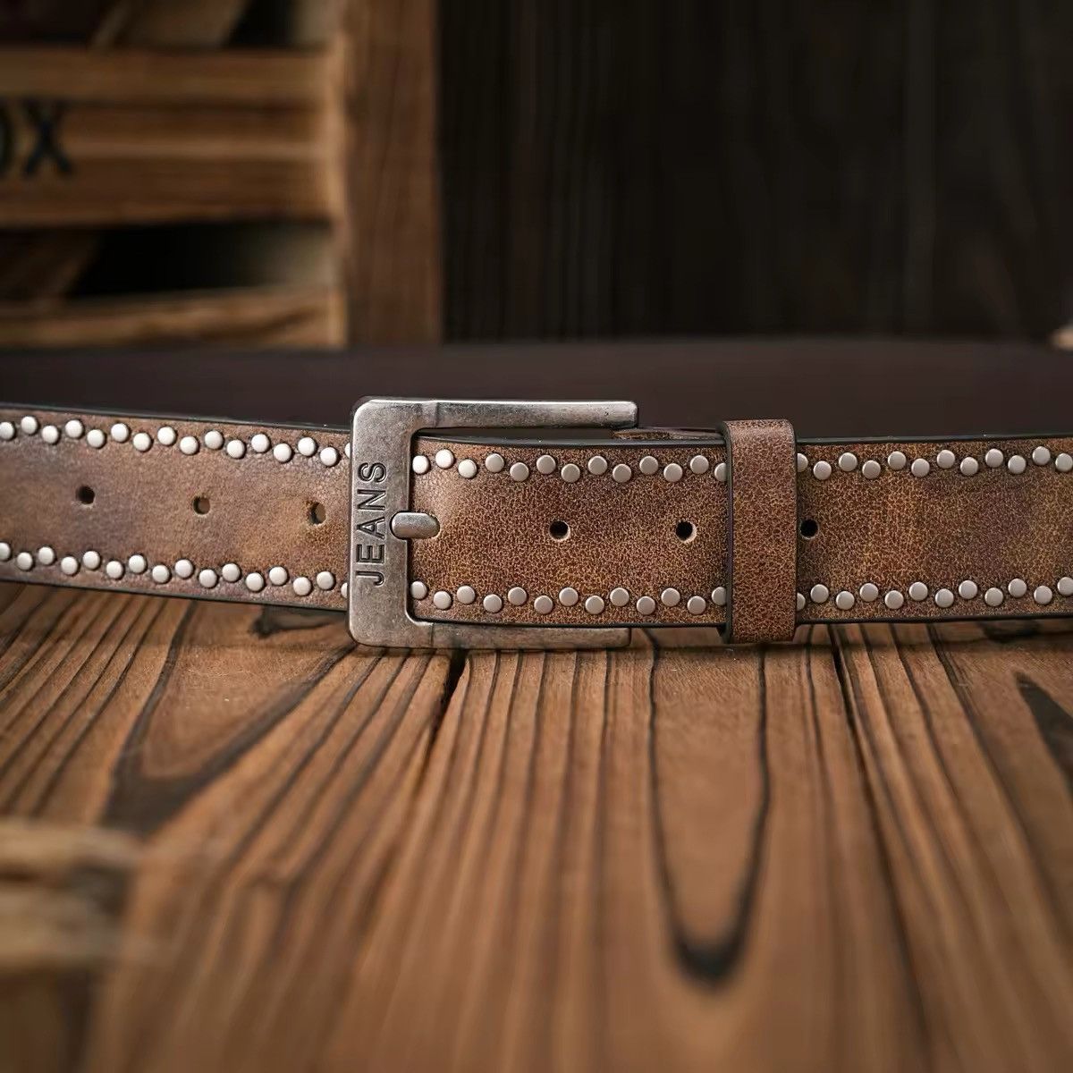 Other Retro Metal Buckle Casual Style Belt Size ONE SIZE - 2 Thumbnail