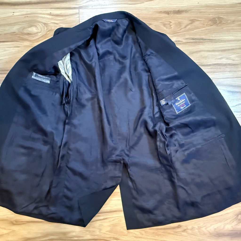 Brooks Brothers Brooks Brothers Men’s 43L Navy Wool 1818 Blazer Size 42L - 3 Thumbnail