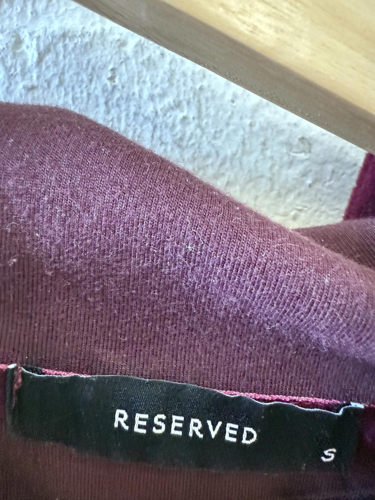 Reserved Reserved Burgundy Hoodie Sweatshirt Size Small Size US S / EU 44-46 / 1 - 3 Thumbnail