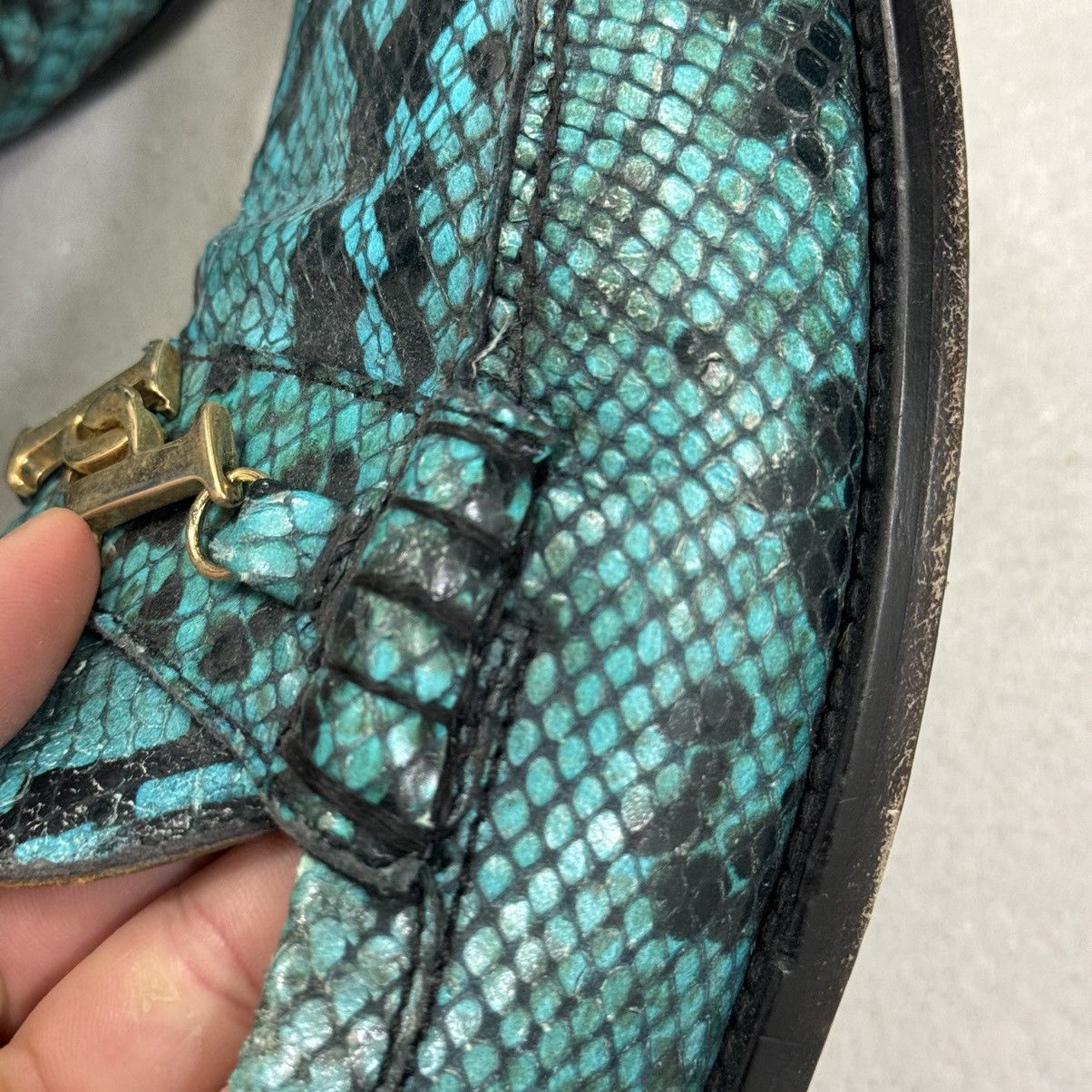 Palace Blue snakeskin palace loafers 2018 Size US 9.5 / EU 42-43 - 11 Thumbnail
