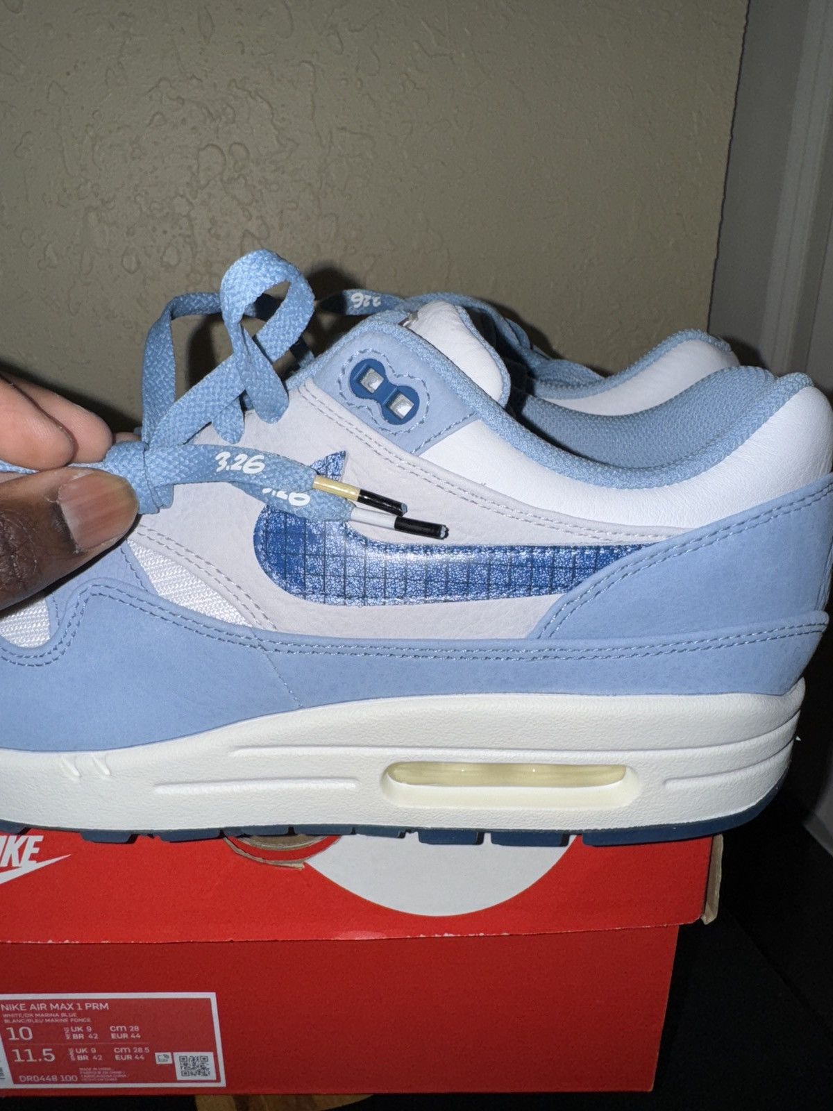 Nike Nike Air Max 1 PRM “Blueprint” Size US 10 / EU 43 - 9 Thumbnail