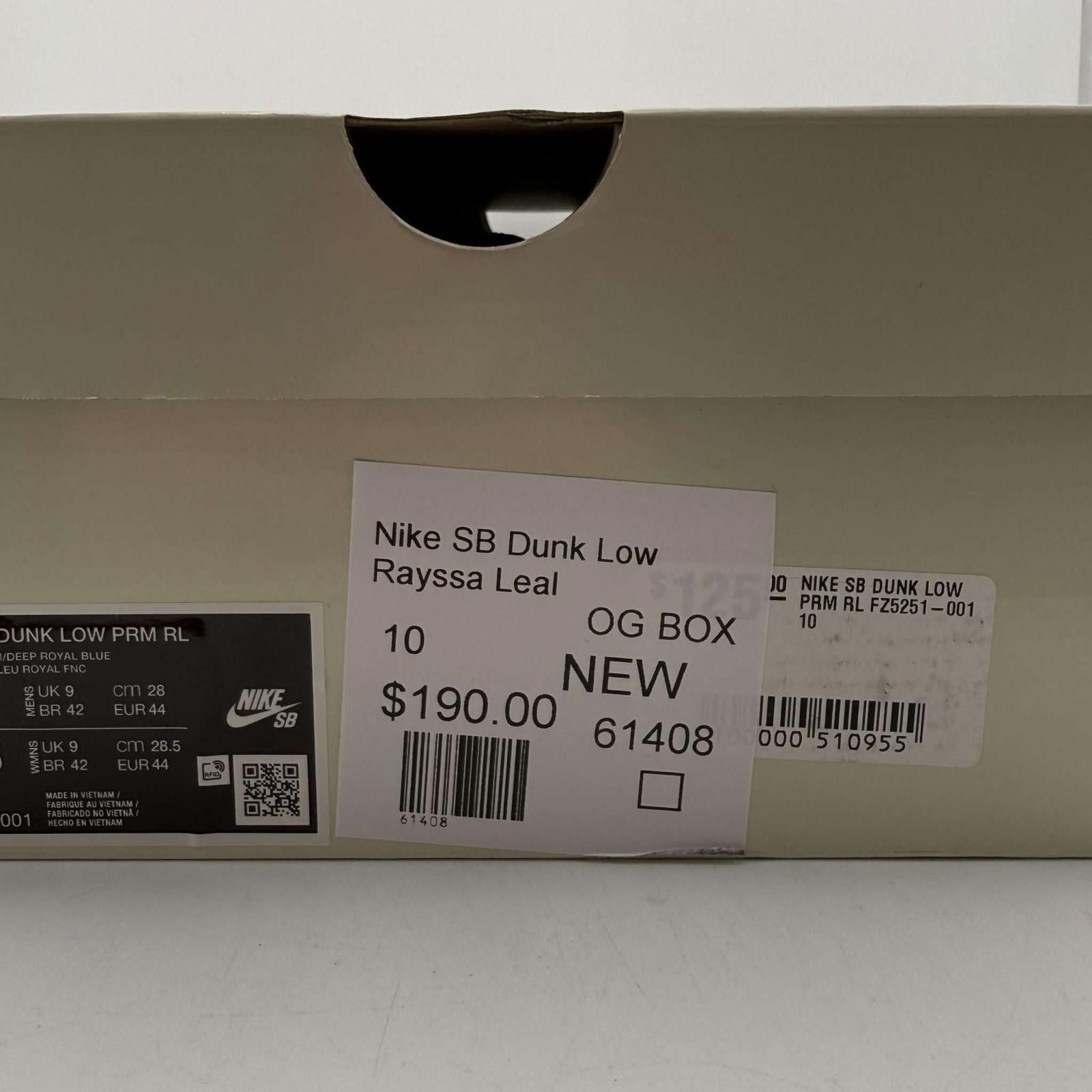 Nike Nike SB Dunk Low Rayssa Leal OG Box Size 10 New Size US 10 / EU 43 - 8 Thumbnail