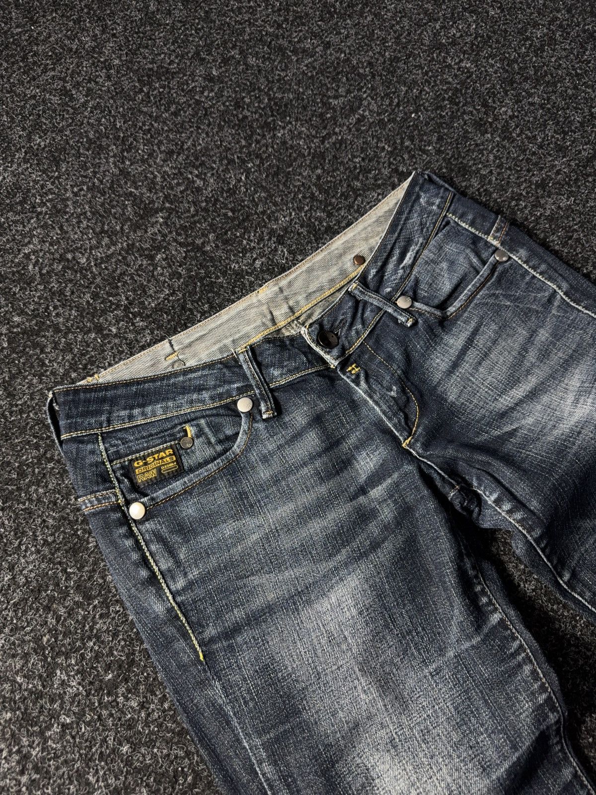 G-Star × Vintage Vintage 90s G-Star Raw Denim Jeans Pants Baggy Size 30" / US 8 / IT 44 - 6 Thumbnail