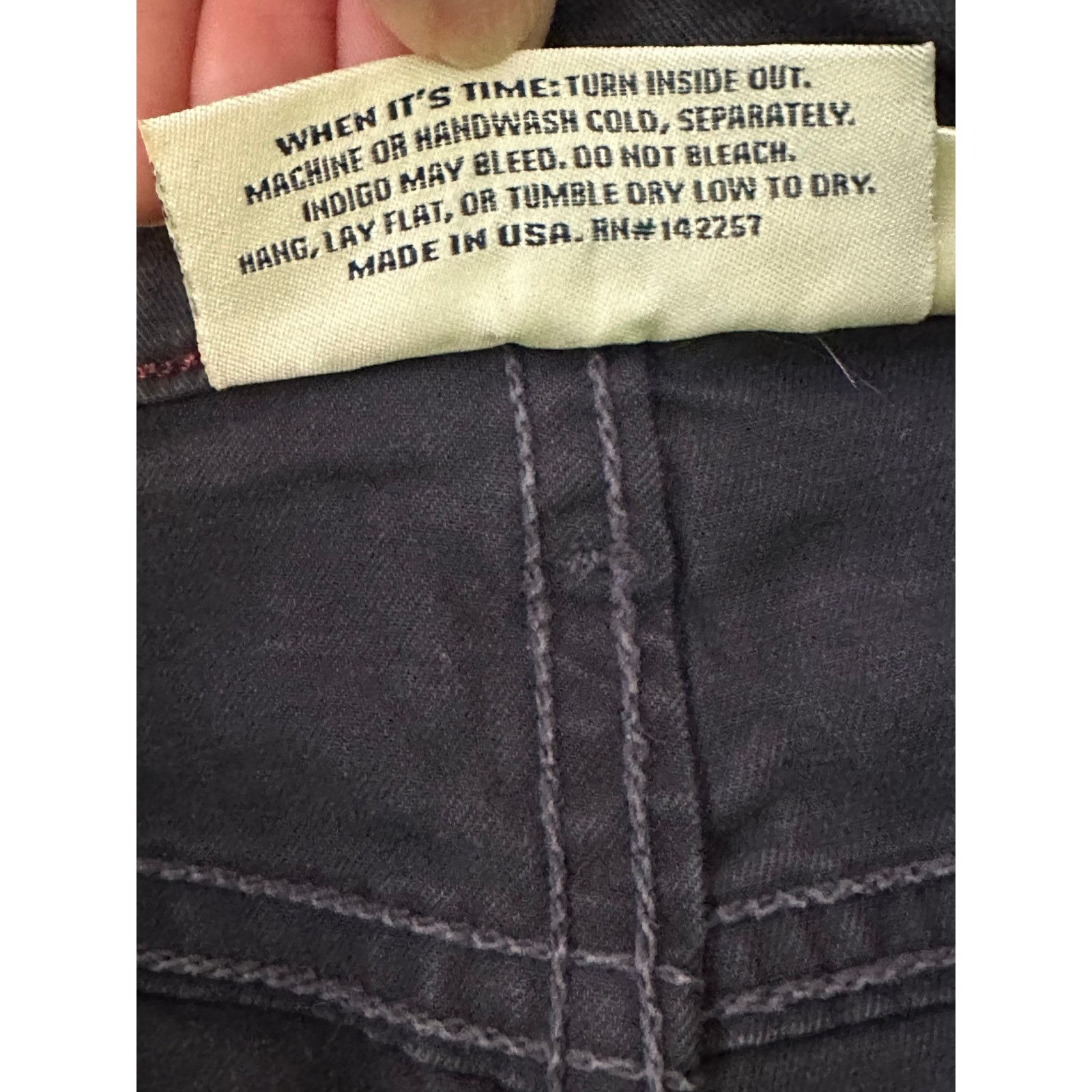 Raleigh Denim Raleigh Denim gray straight leg jeans size 31 Size 31" - 5 Thumbnail