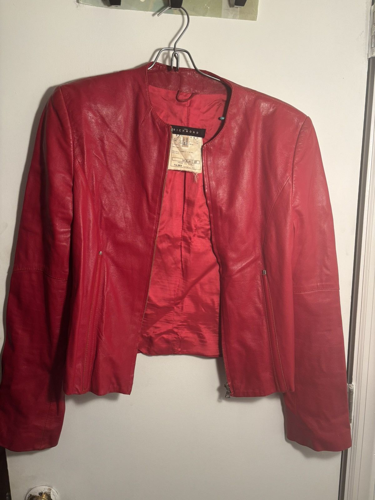 John Richmond John Richmond leather jacket Size L / US 10 / IT 46 - 1 Thumbnail