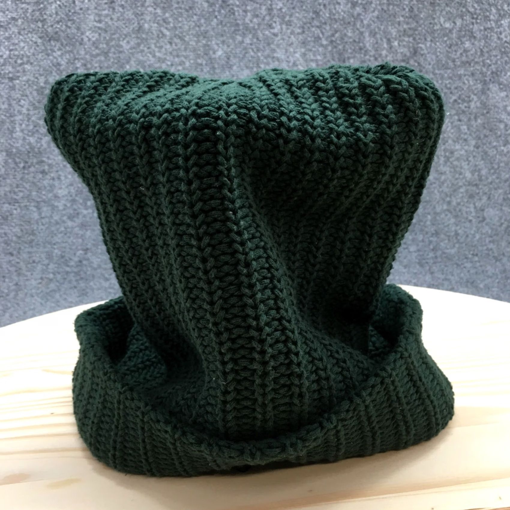 Vintage Love Your Melon Knit Beanie Hat Mens One Size Green Cotton Knitted Winter Logo Size ONE SIZE - 5 Thumbnail