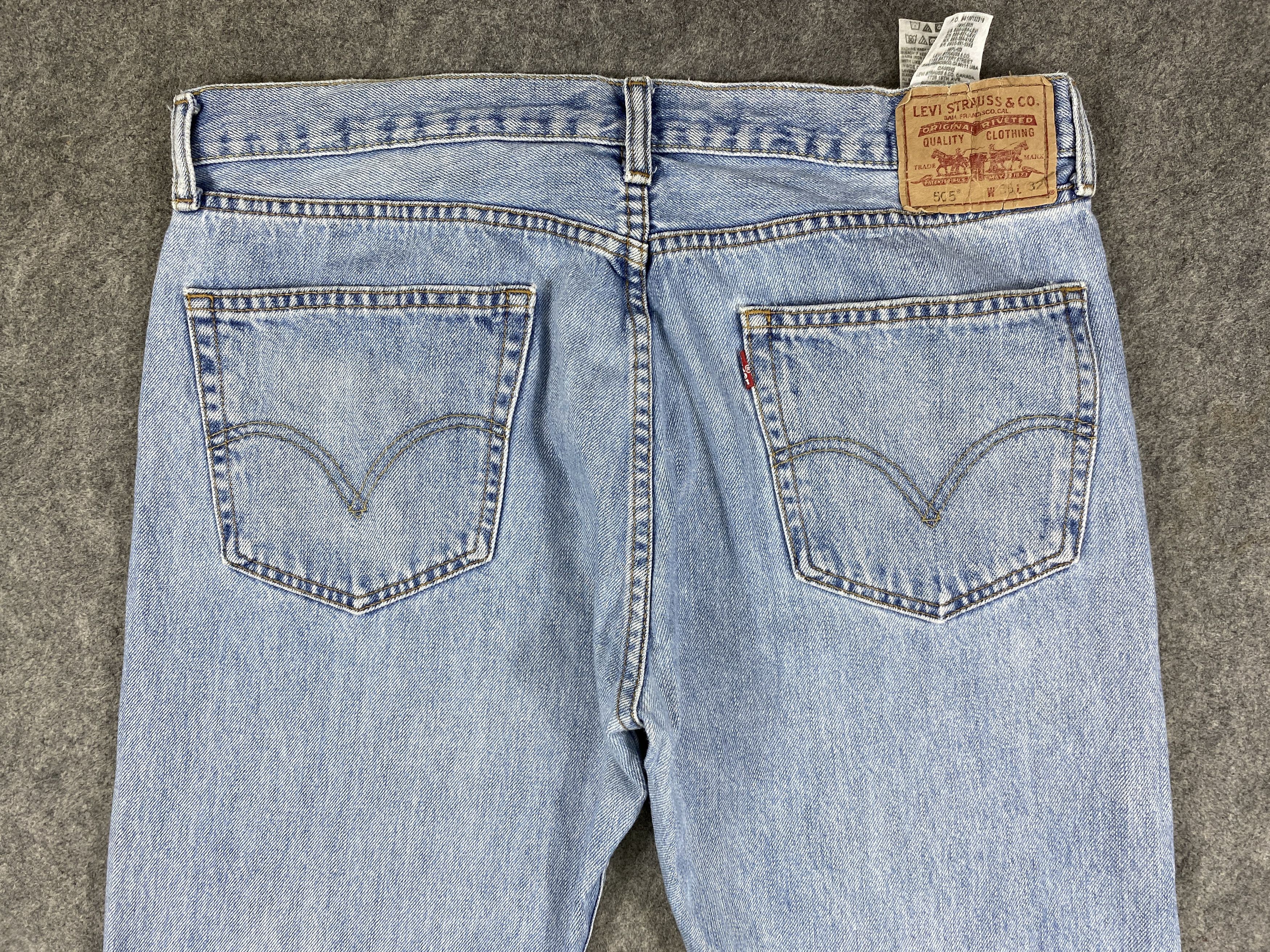 Levi's Sky Blue Vintage Levi's 505 Jeans 36x30.5 Denim -JN2386 Size US 36 / EU 52 - 4 Thumbnail