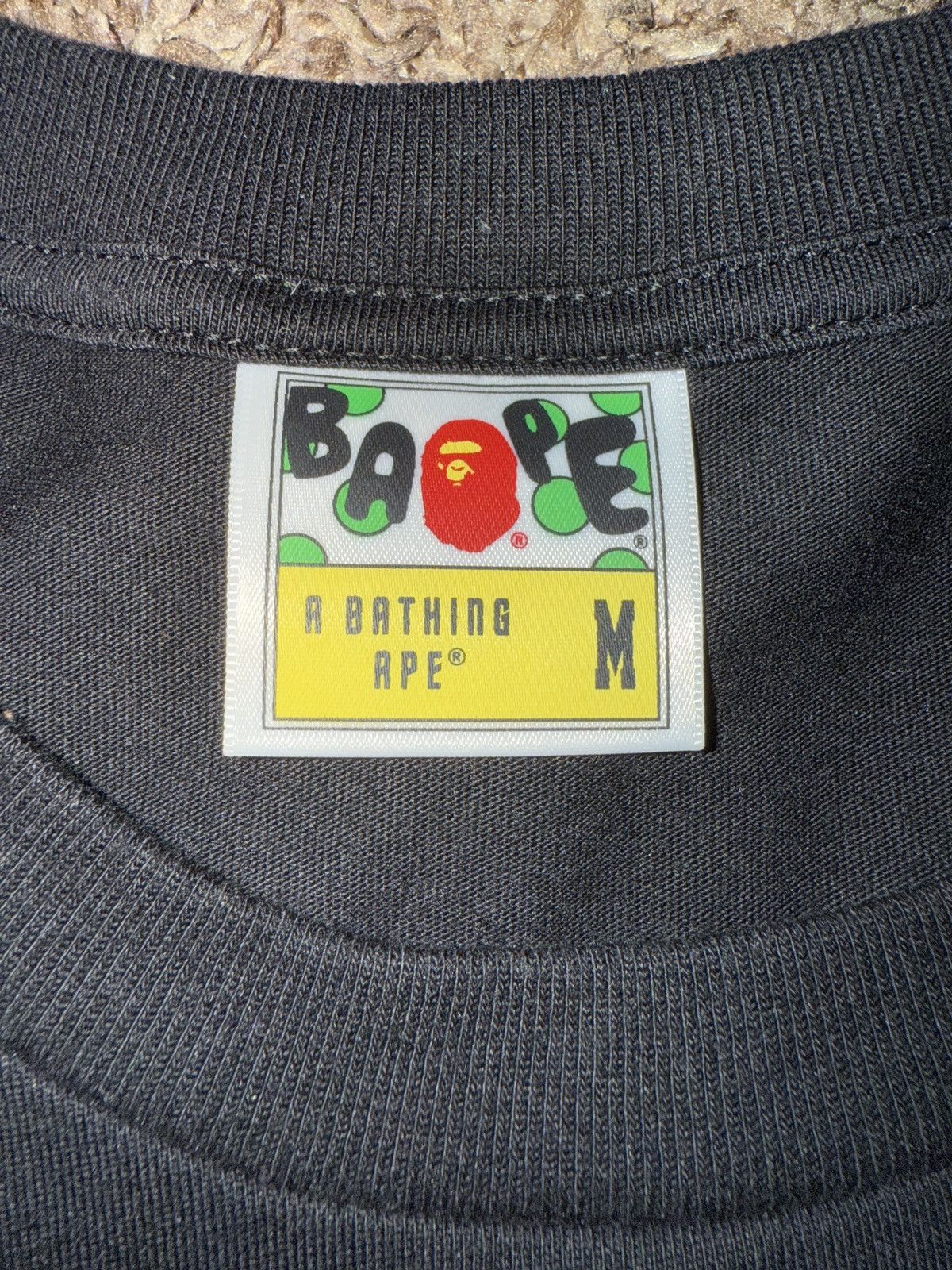 Bape Bape Yellow Camo Logo Tee Size US M / EU 48-50 / 2 - 5 Thumbnail