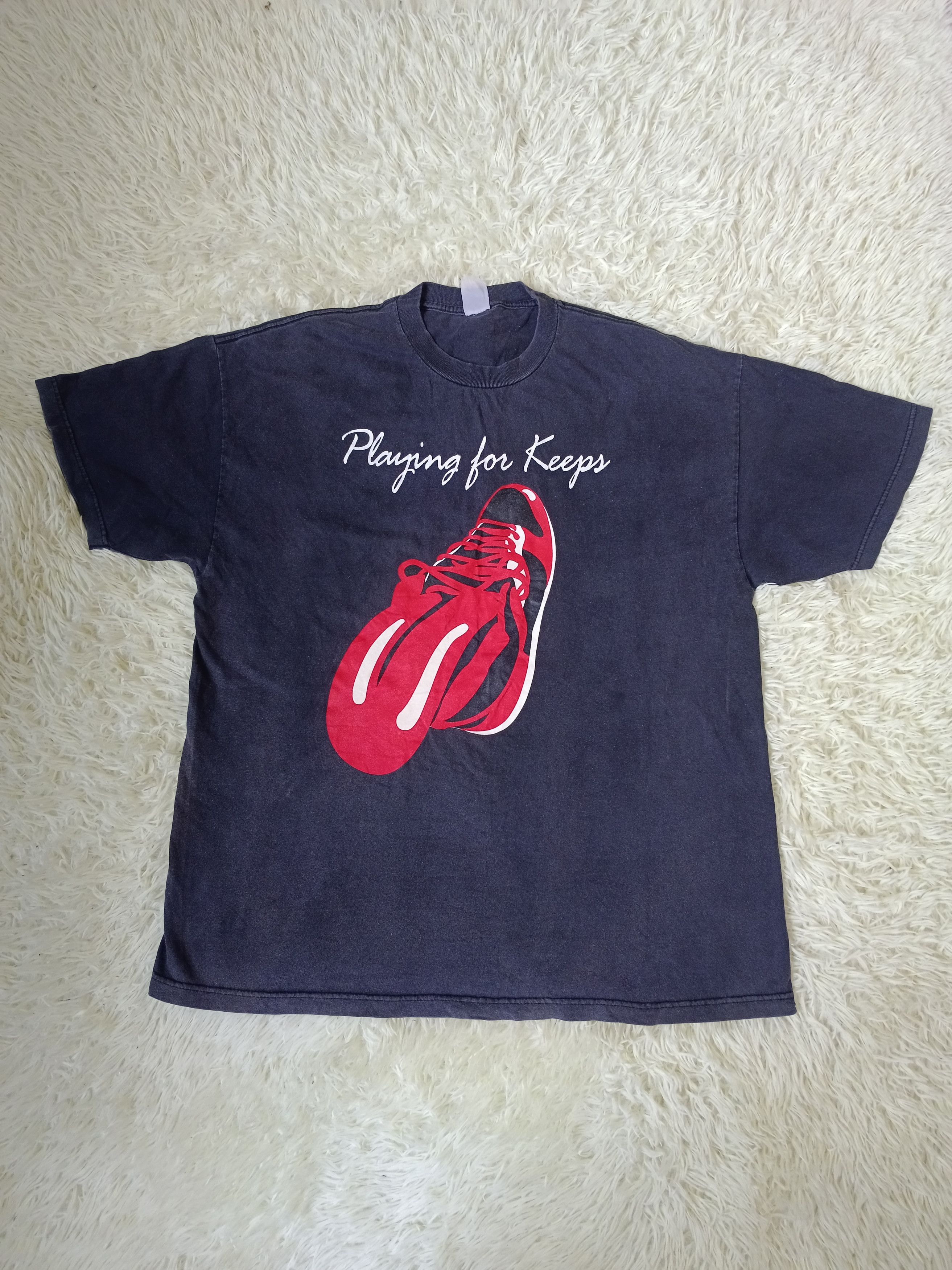 Band Tees × Vintage VINTAGE 2000s ROLLING STONE PLAYING FOR KEEPS Size US XL / EU 56 / 4 - 1 Thumbnail