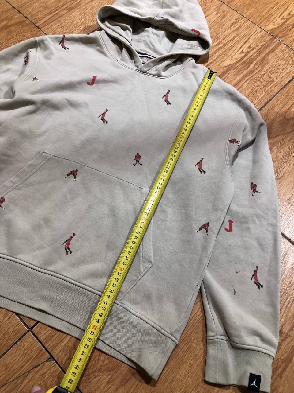 Jordan Brand Jordan Essentials Jumpman All Over Pullover Hoodie Tan Size US S / EU 44-46 / 1 - 14 Thumbnail