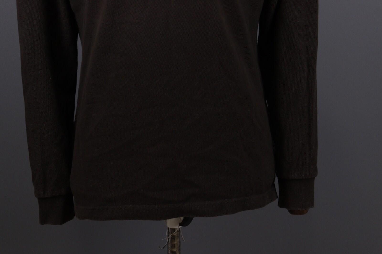 La Martina La Martina Brown Long Sleeve Rugby Polo Shirt Size L Size US L / EU 52-54 / 3 - 3 Thumbnail
