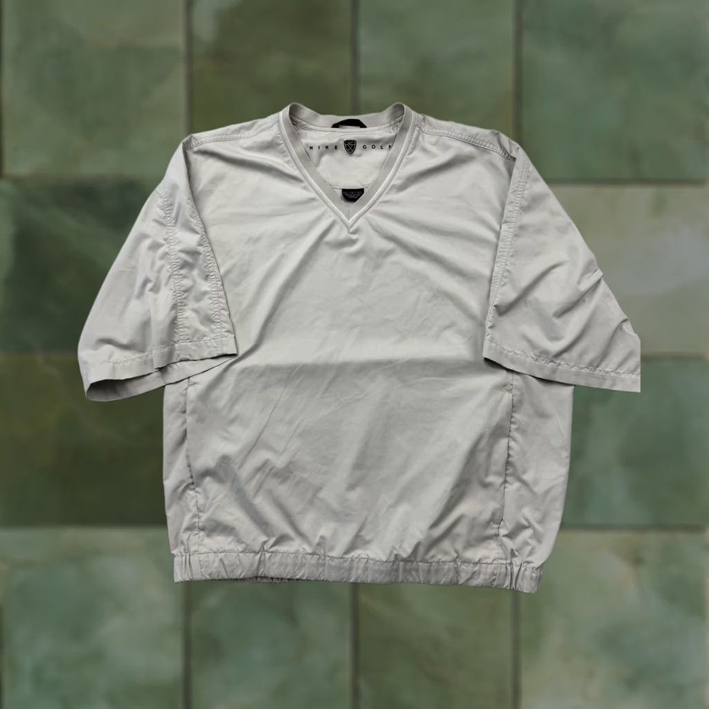 Nike Nike Golf Jacket Mens L Gray V Neck Pullover Windbreaker Short Sleeve Size US L / EU 52-54 / 3 - 1 Thumbnail