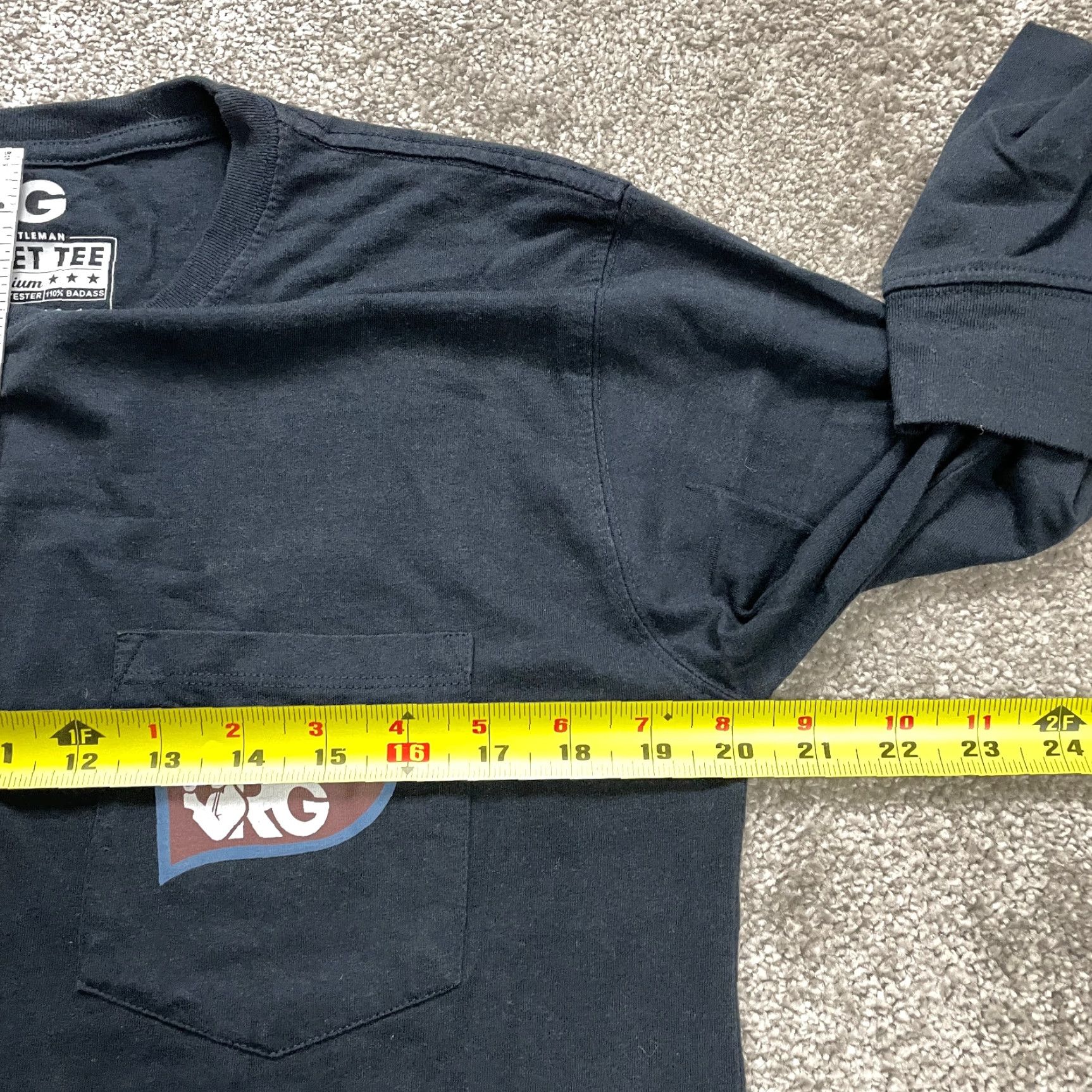 Vintage Rowdy Gentlemen Shirt Mens Medium Blue Long Sleeve Crew Neck Pocket Tee MVP Logo Graphic Print Classic Sports American Shirts Size US M / EU 48-50 / 2 - 6 Thumbnail