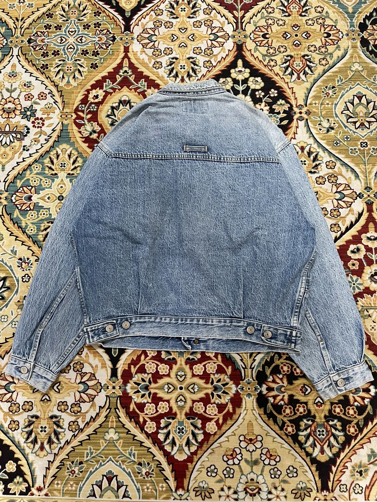 Vintage Bj Spirit Trucker Distressed Denim Vintage Jacket Size US M / EU 48-50 / 2 - 7 Thumbnail