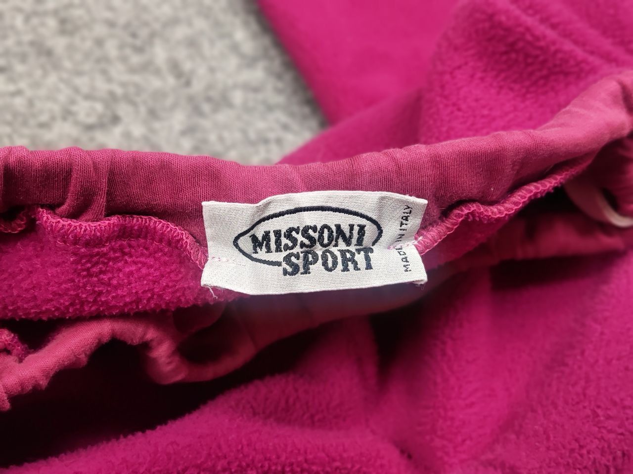 Missoni Vintage 90's Missoni Sport Italy Pink Fleece Trouser Pants Size 32" / US 10 / IT 46 - 12 Thumbnail