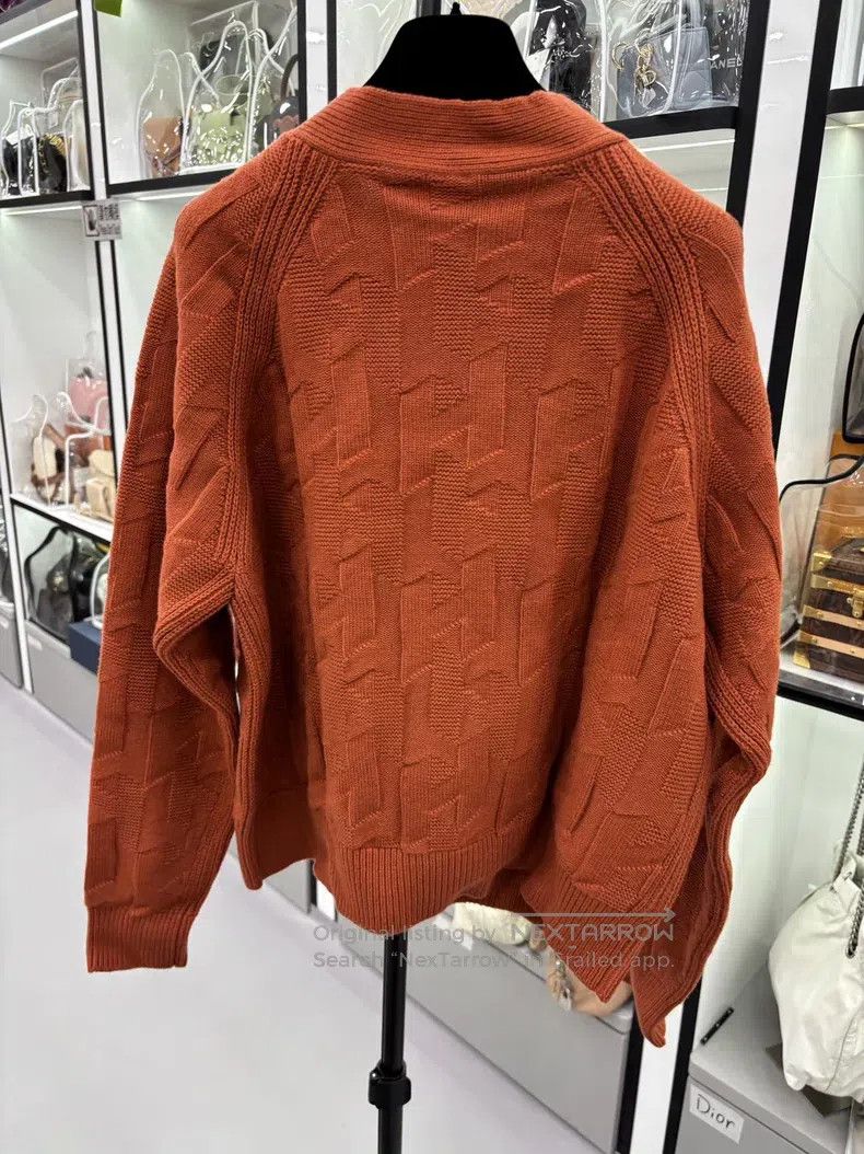 Hermes Hermes Spring/Summer 2025 'H' Pattern Solid Color Wool Kni Size XS / US 0-2 / IT 36-38 - 2 Thumbnail