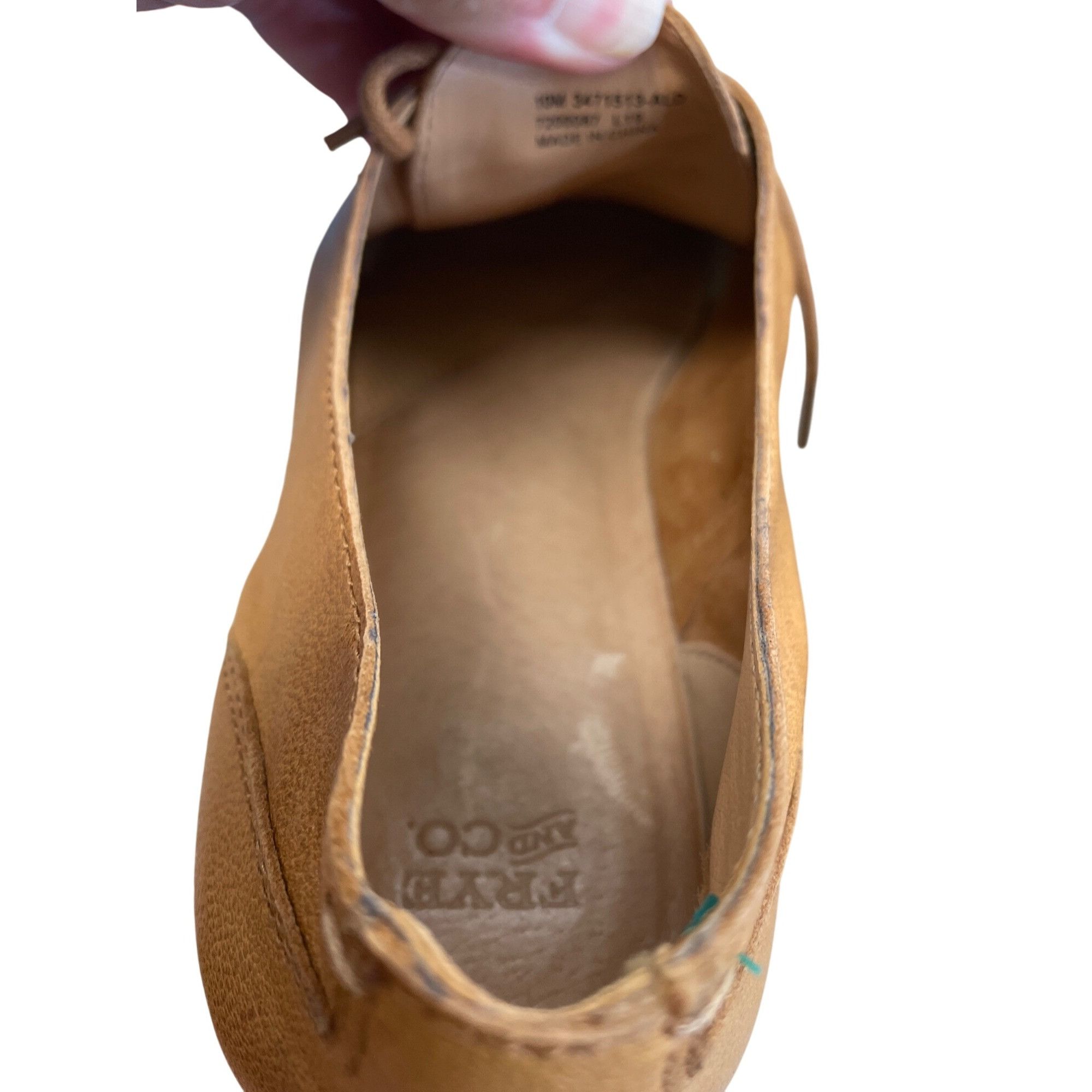 Frye Frye & Co Womens Brown Leather Lace-Up Oxford Flat Shoes Siz Size US 10 / IT 40 - 9 Thumbnail