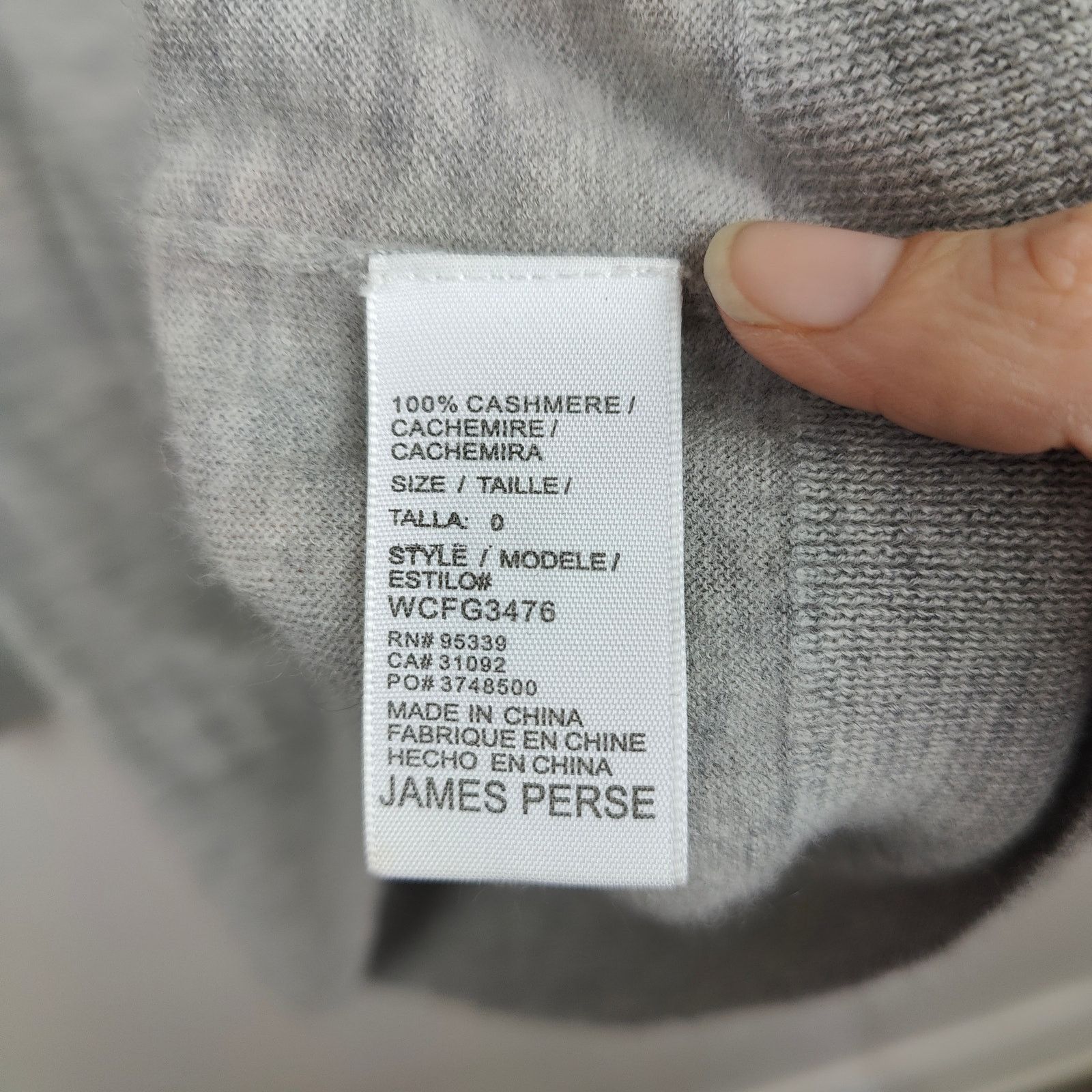 James Perse James Perse 100% Cashmere Pullover Sweater Womens XS 0 Size XS / US 0-2 / IT 36-38 - 7 Thumbnail