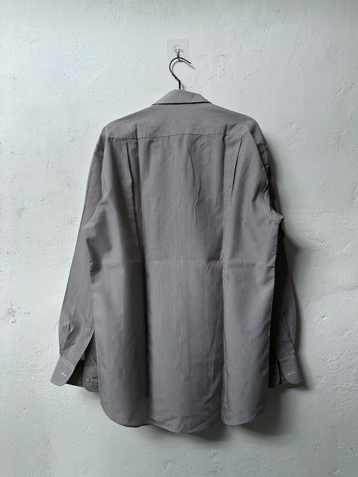 Balenciaga Vintage Balenciaga Striped Button Up Shirt Size US L / EU 52-54 / 3 - 2 Thumbnail