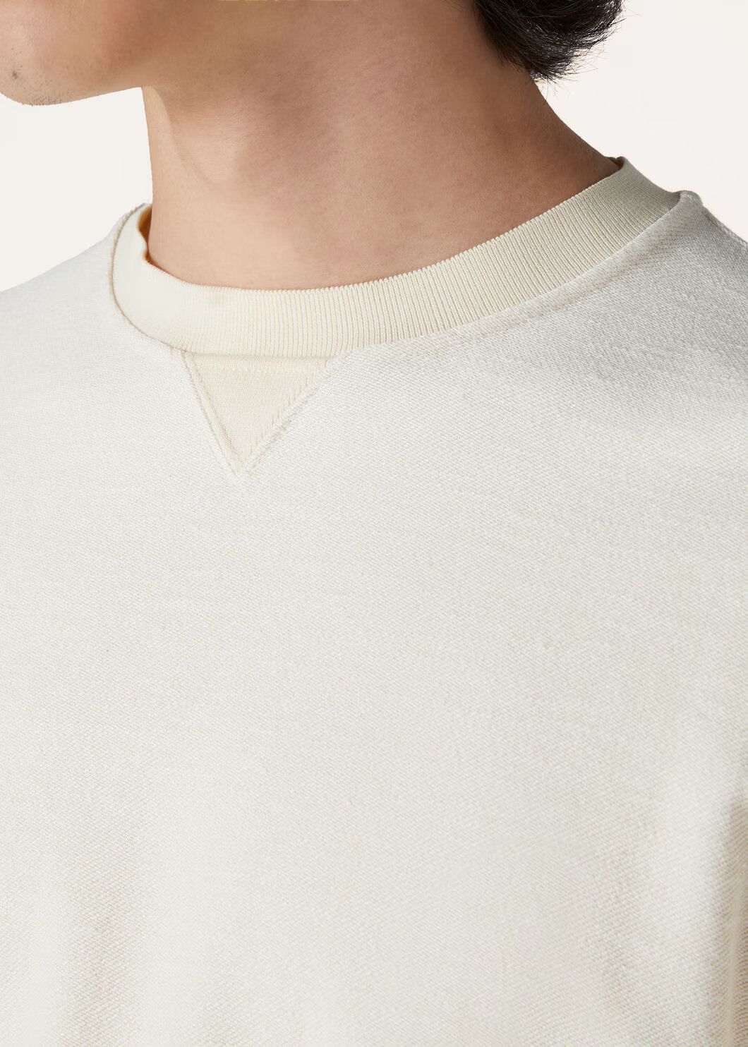 Loro Piana o1w1db10125 FAO0216 Hotaka Crewneck Sweater in Off White Size US M / EU 48-50 / 2 - 7 Thumbnail