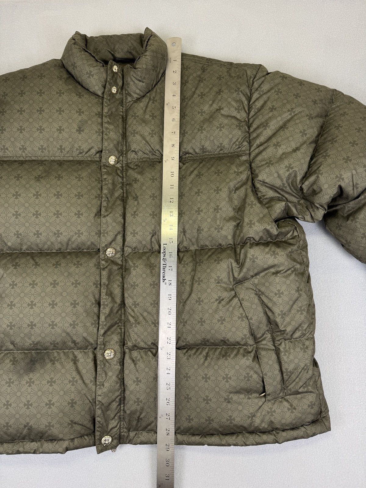 Chrome Hearts Chrome Hearts Puffer Jacket Green Size US XXL / EU 58 / 5 - 10 Thumbnail