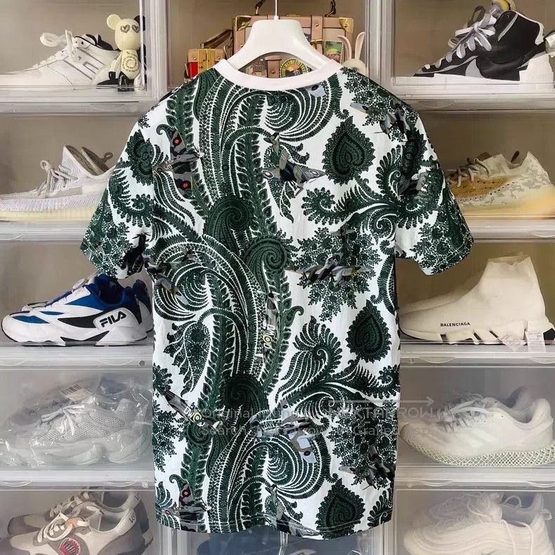 Givenchy Cashew Flower Short Sleeve T-Shirt