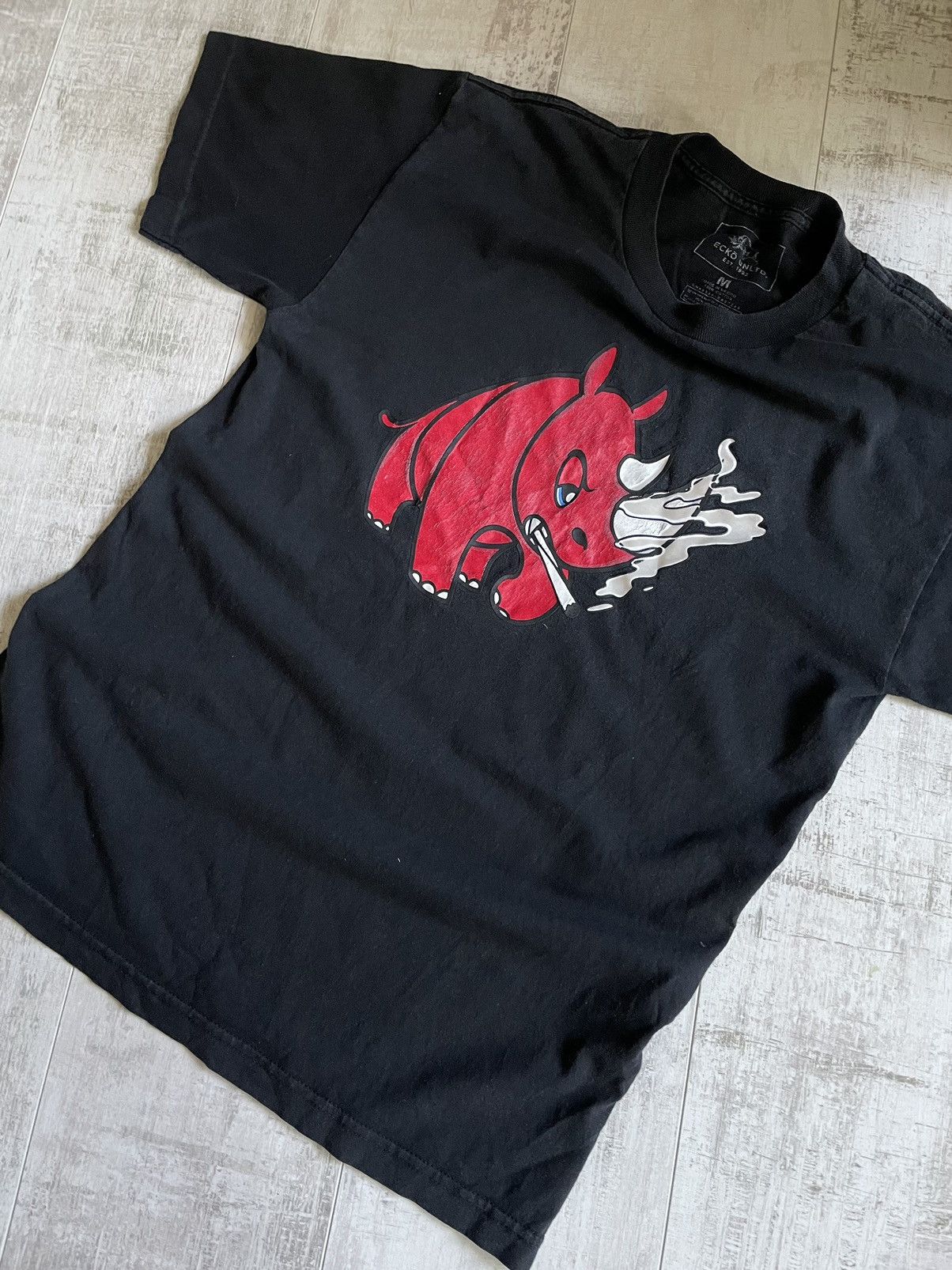 Ecko Unltd. × Vintage Eckō Unltd RARE T-Shirt Smoke Skateboard Gang Y2K Vintage Size US M / EU 48-50 / 2 - 4 Thumbnail