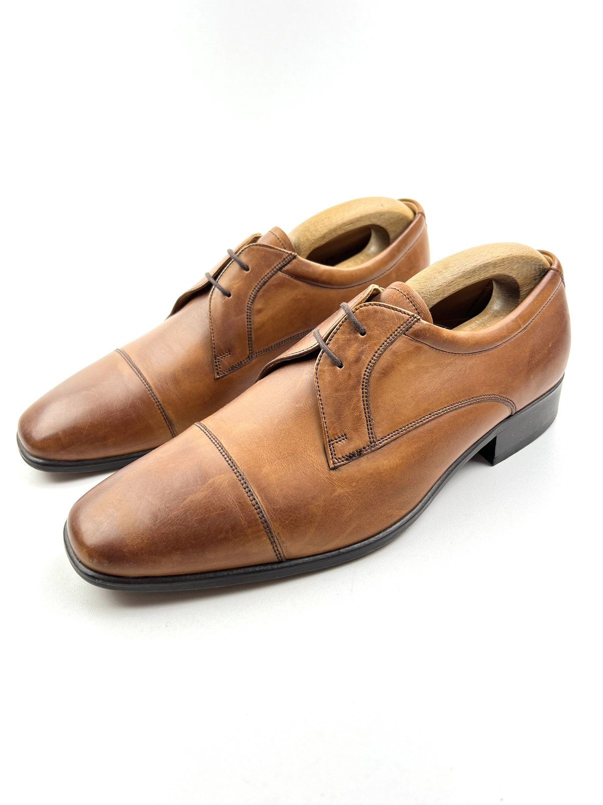 Barker BARKER Derby Leather Shoes Made in England Brown Men’s Size US 8.5 / EU 41-42 - 2 Thumbnail