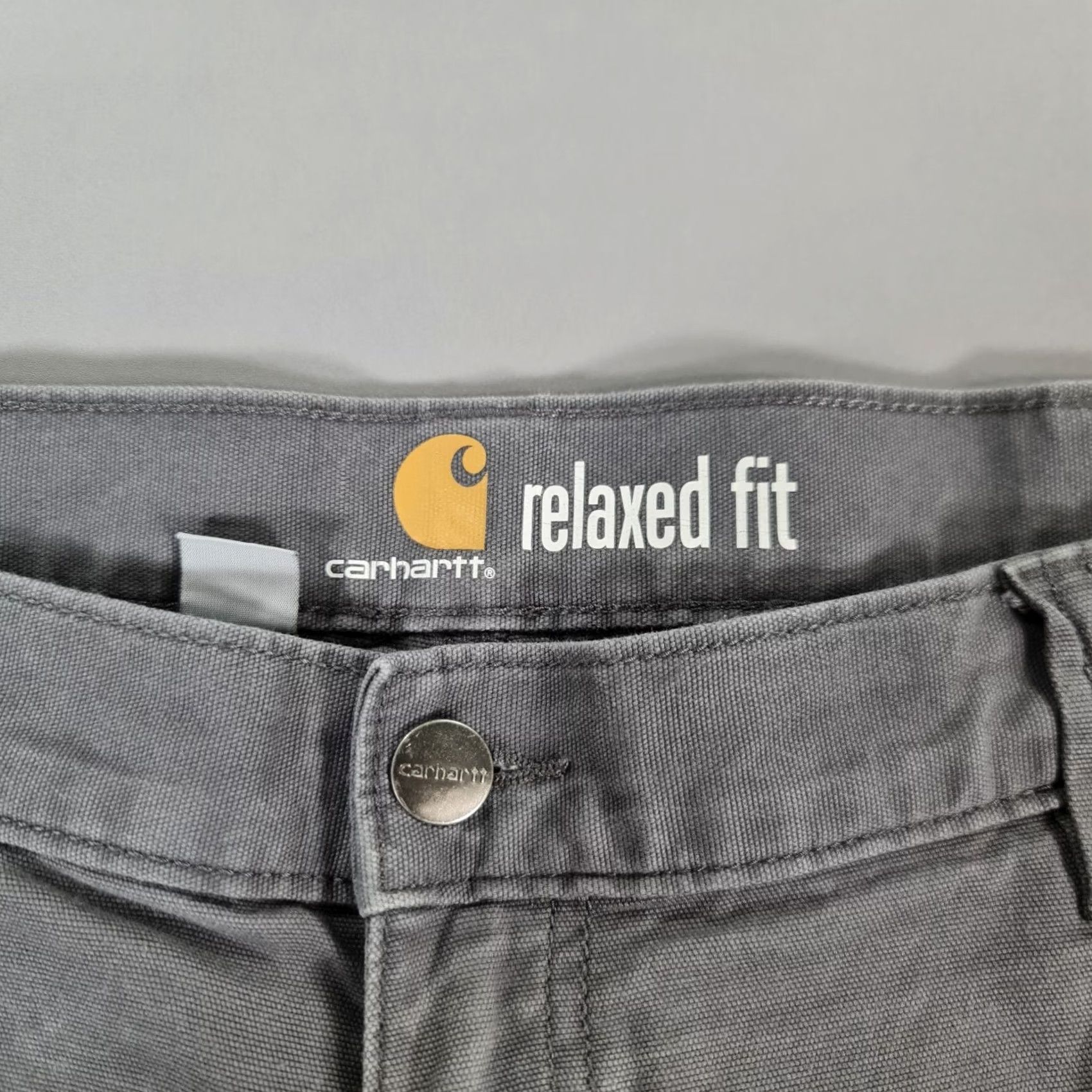Carhartt Carhartt Pants Mens 36 Trousers Grey W36 L32 Relaxed Fit Flex Canvas Size US 36 / EU 52 - 3 Thumbnail