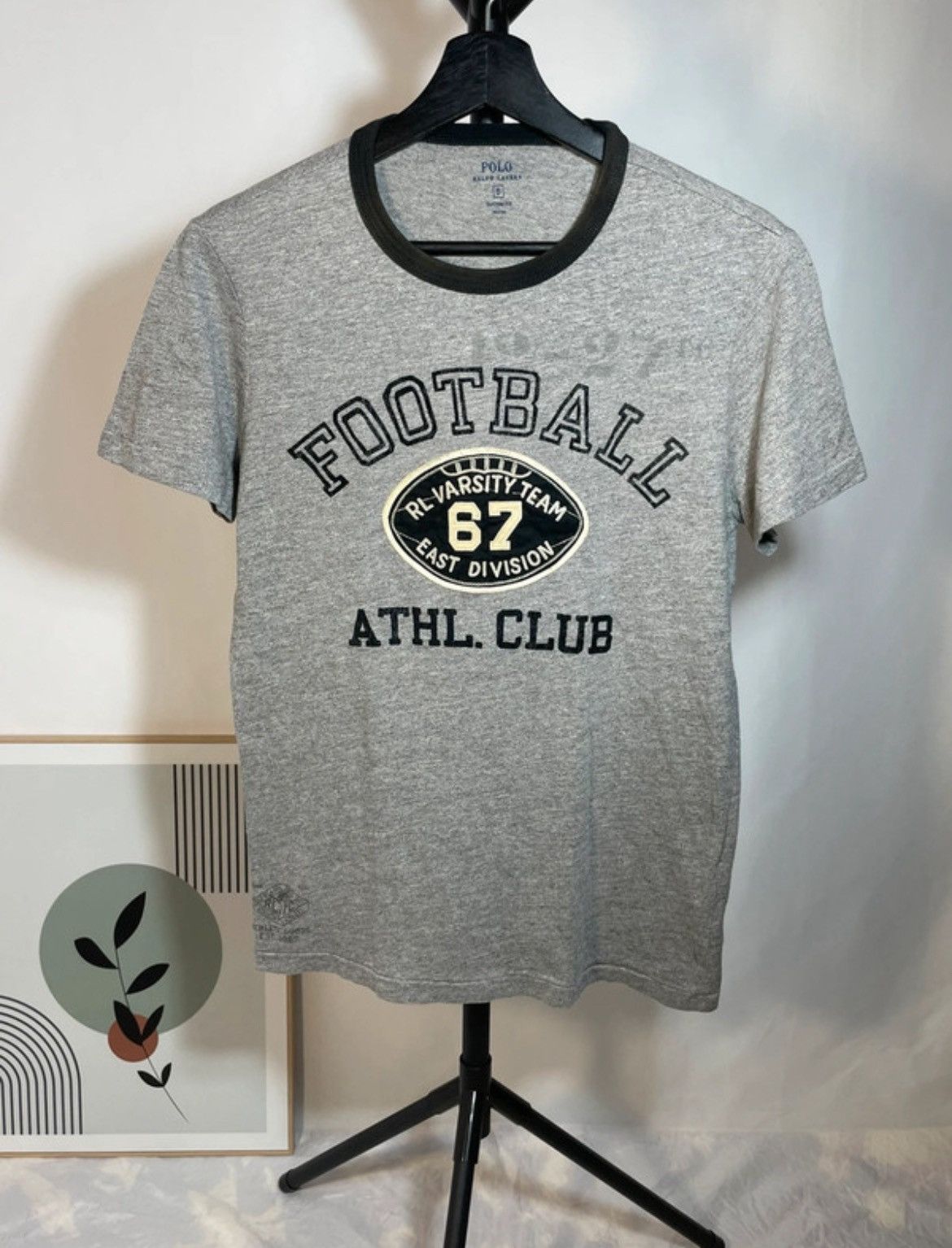 Polo Ralph Lauren Vintage T-Shirt by Polo Ralph Lauren Football Size S Size US S / EU 44-46 / 1 - 1 Thumbnail