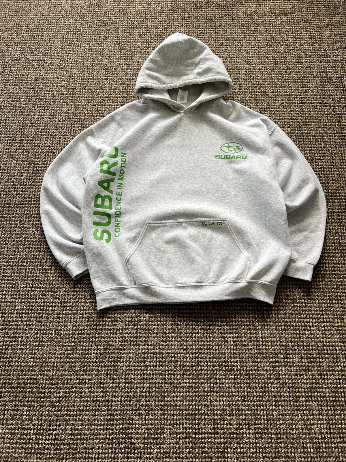 Vintage Vintage Subaru Racing Men's Oversized Rare Gray Hoodie XL Size US XL / EU 56 / 4 - 2 Thumbnail