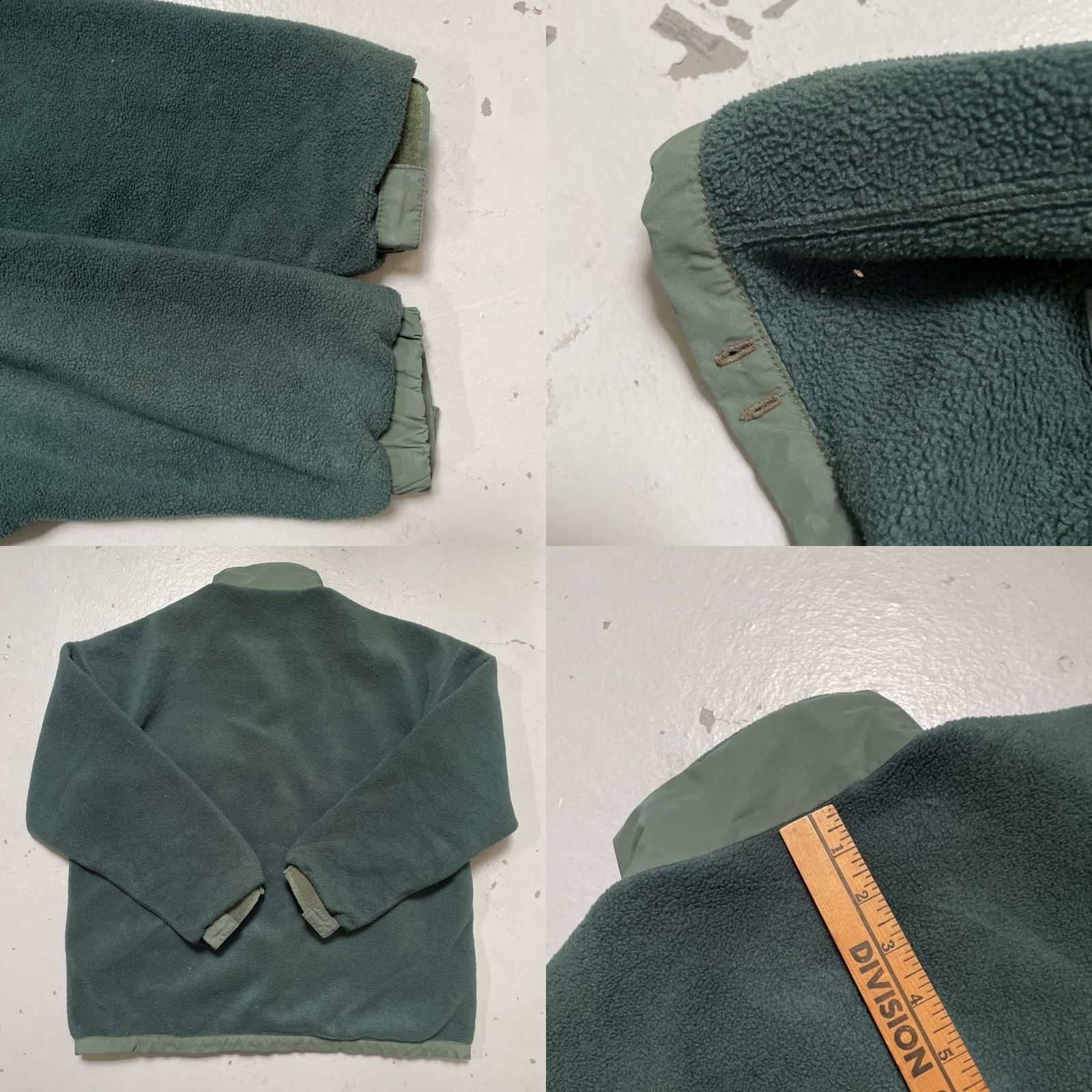 Montbell VINTAGE Montbell Polartec Fleece Jacket Snap Full Zip M-L Green Unisex Adults 1990s 80s Synchilla Outdoor Ski Camp Gorp Leisure Mens Womens Size US M / EU 48-50 / 2 - 8 Thumbnail