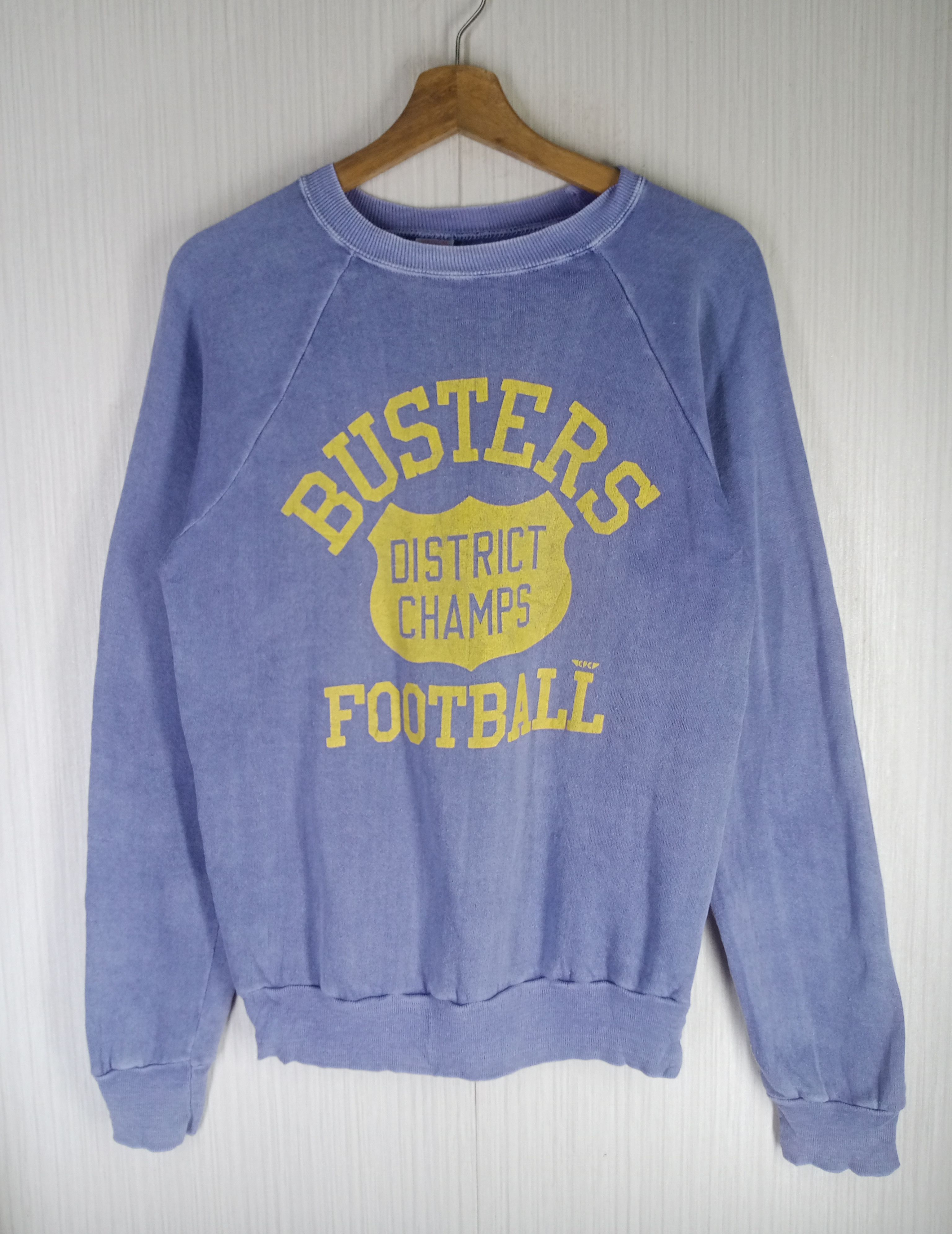 Vintage 80s Champion Busters District Champs Football Sweat