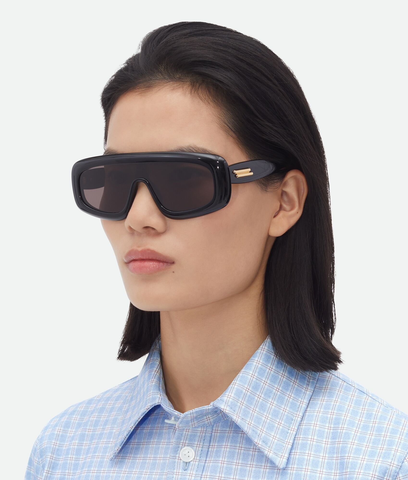 Bottega Veneta Bottega Veneta Women Sunglasses Shield BV1281S 001 BRAND NEW Size ONE SIZE - 13 Thumbnail