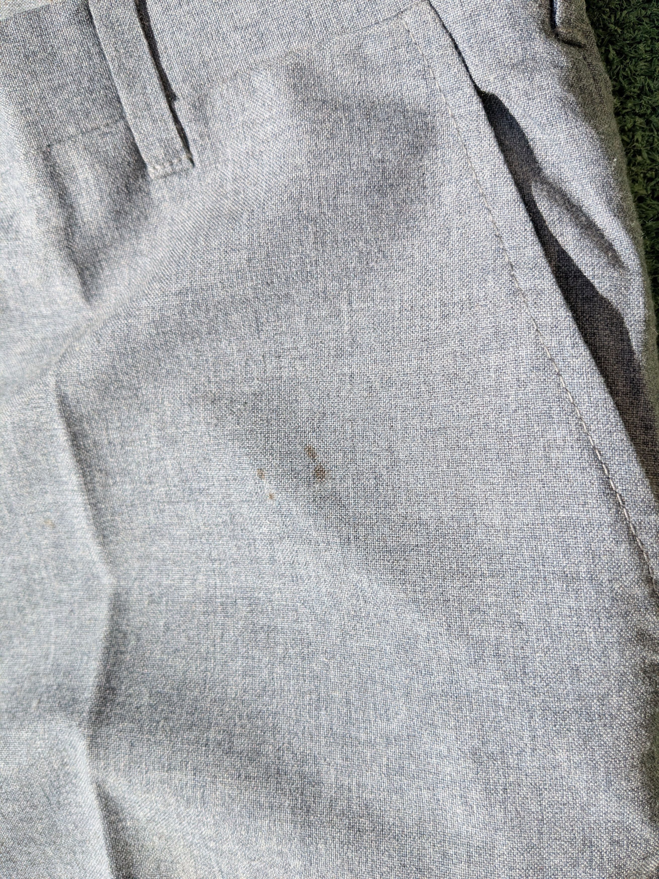 Other VTG SPOT MARKS Flat Front Slate Gray Men's Slack Dress Pants Size US 32 / EU 48 - 3 Thumbnail