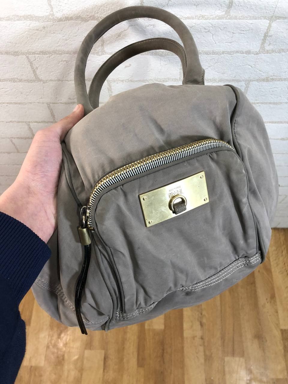 Diesel × Vintage Vintage Diesel Multi Pocket Leather Cargo Bag Avant Garde Size ONE SIZE - 12 Thumbnail