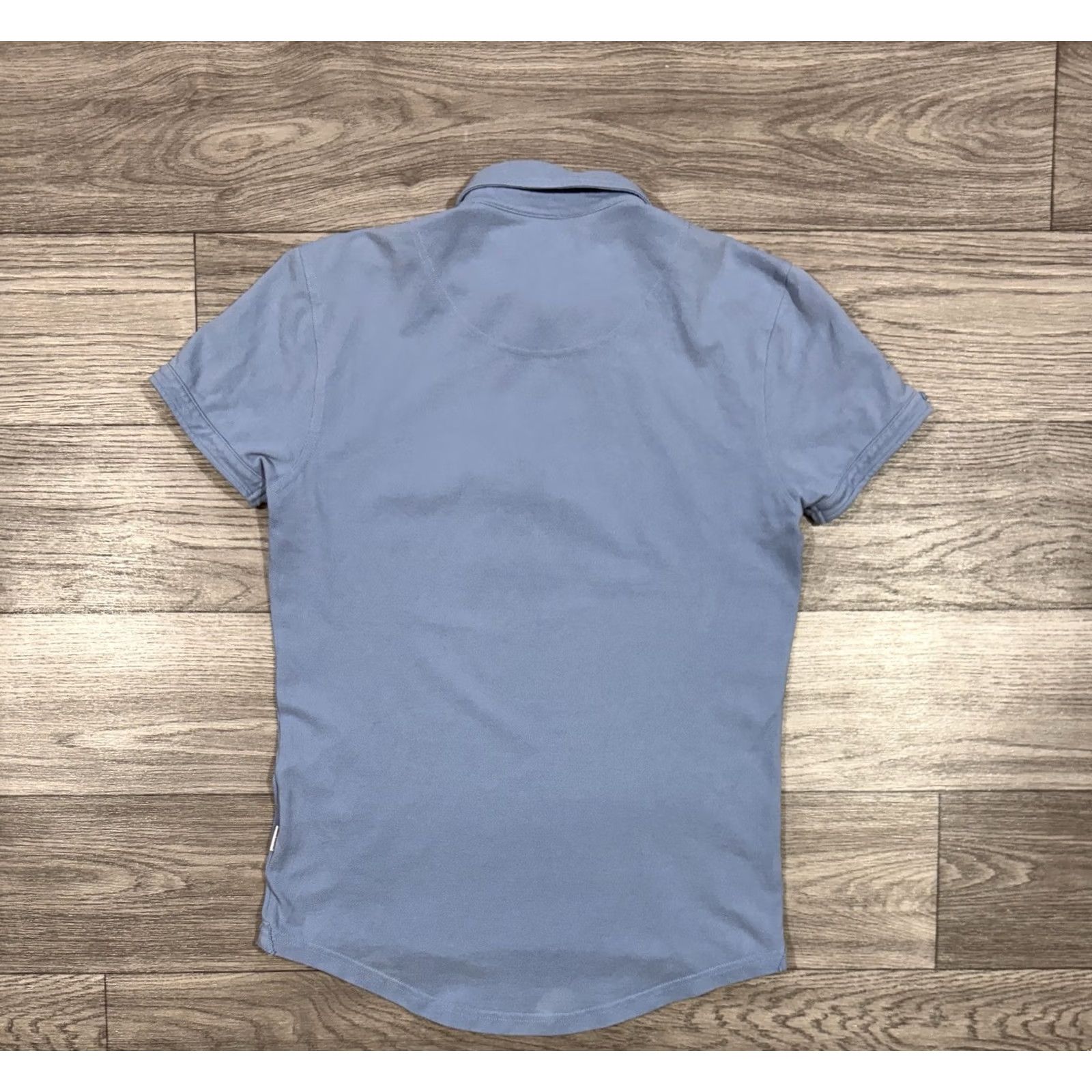 Orlebar Brown Orlebar Brown Polo Shirt Blue 100% Cotton Short Sleeve Size M Tailored Fit Mens Shirt Size US M / EU 48-50 / 2 - 2 Thumbnail