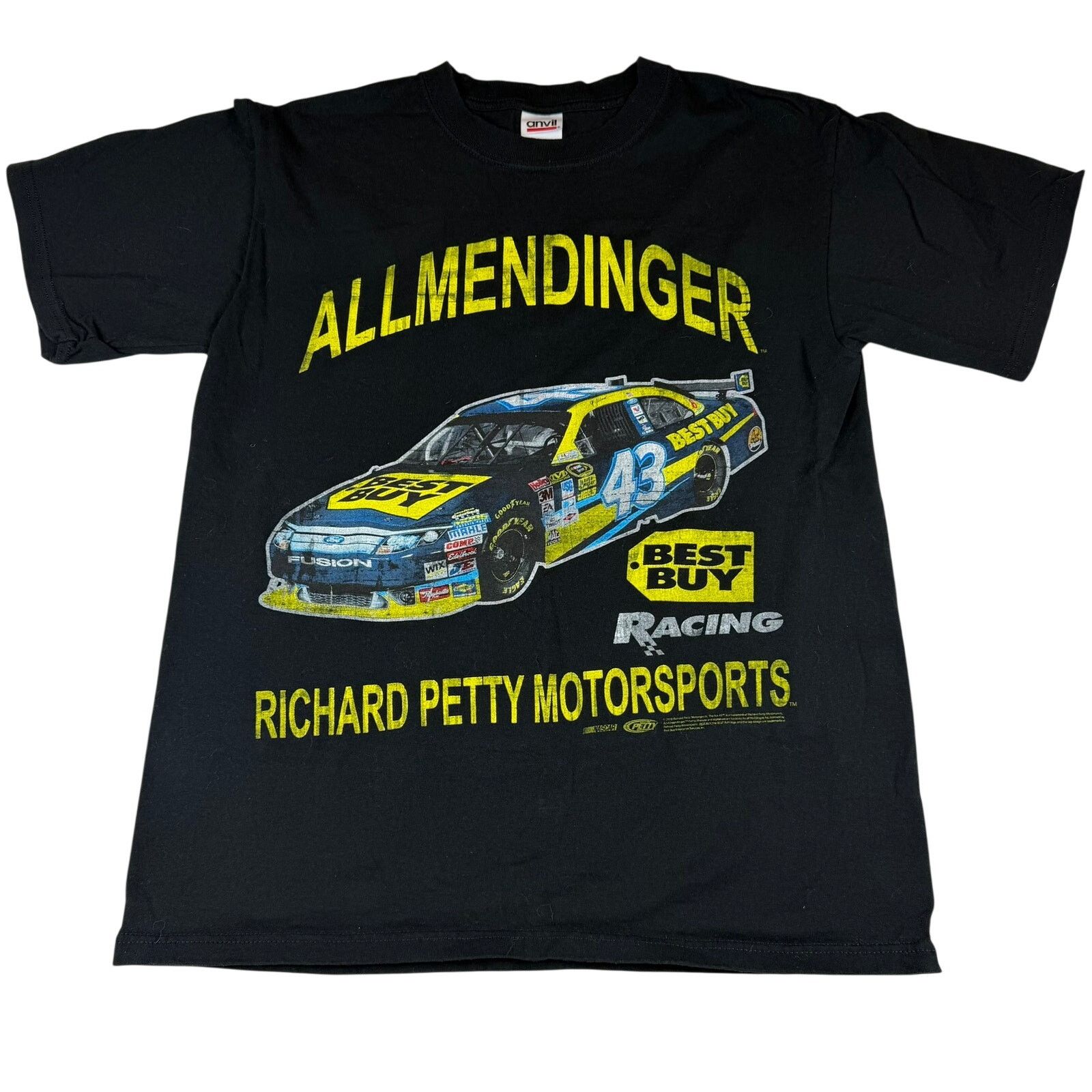 Anvil AJ Allmendinger NASCAR Racing T-Shirt Size M Size US M / EU 48-50 / 2 - 1 Thumbnail