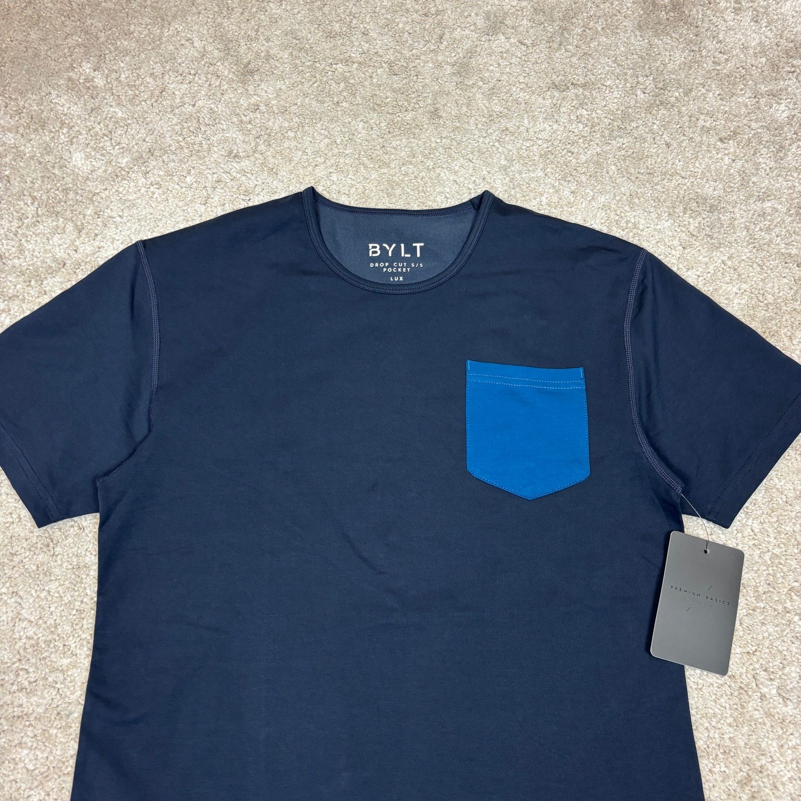 Other NWT Bylt Drop Cut Short Sleeve Pocket Lux Tee Shirt Men's S Size US S / EU 44-46 / 1 - 2 Thumbnail