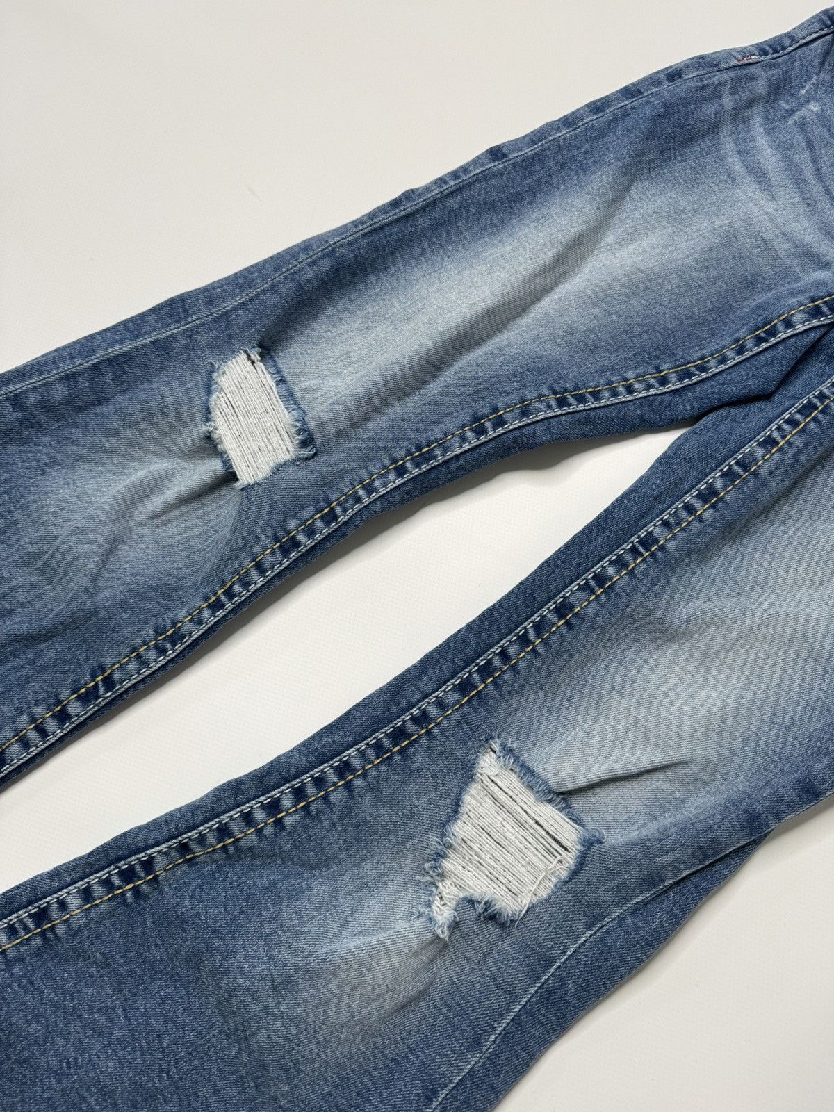 Vintage Vintage avant garde flared bootcut jeans if6was9 lgb drip 00 Size 26" / US 2 / IT 38 - 3 Thumbnail