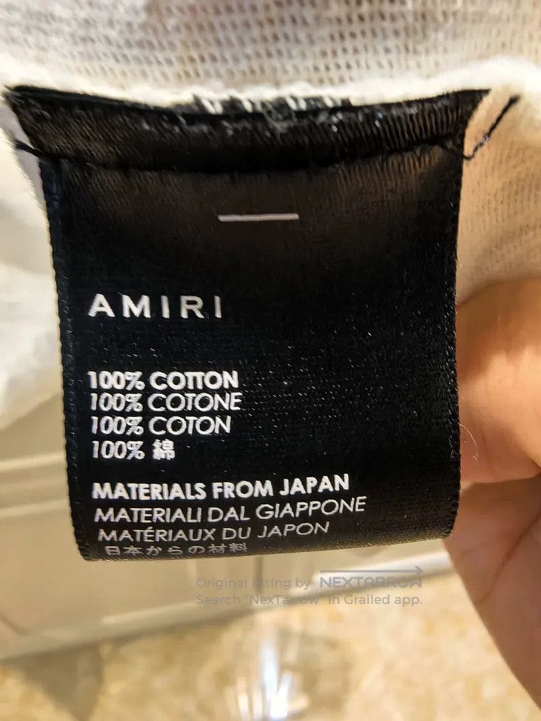 Amiri Amiri Ripped Pure White T-Shirt Size US XS / EU 42 / 0 - 4 Thumbnail