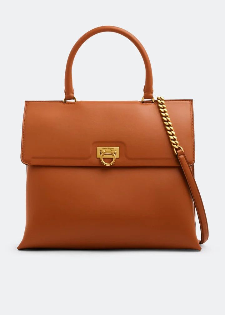 Salvatore Ferragamo o1s1rm0526 Size : OS / Shoulder Bag in Chocolate Brown Size ONE SIZE - 1 Thumbnail