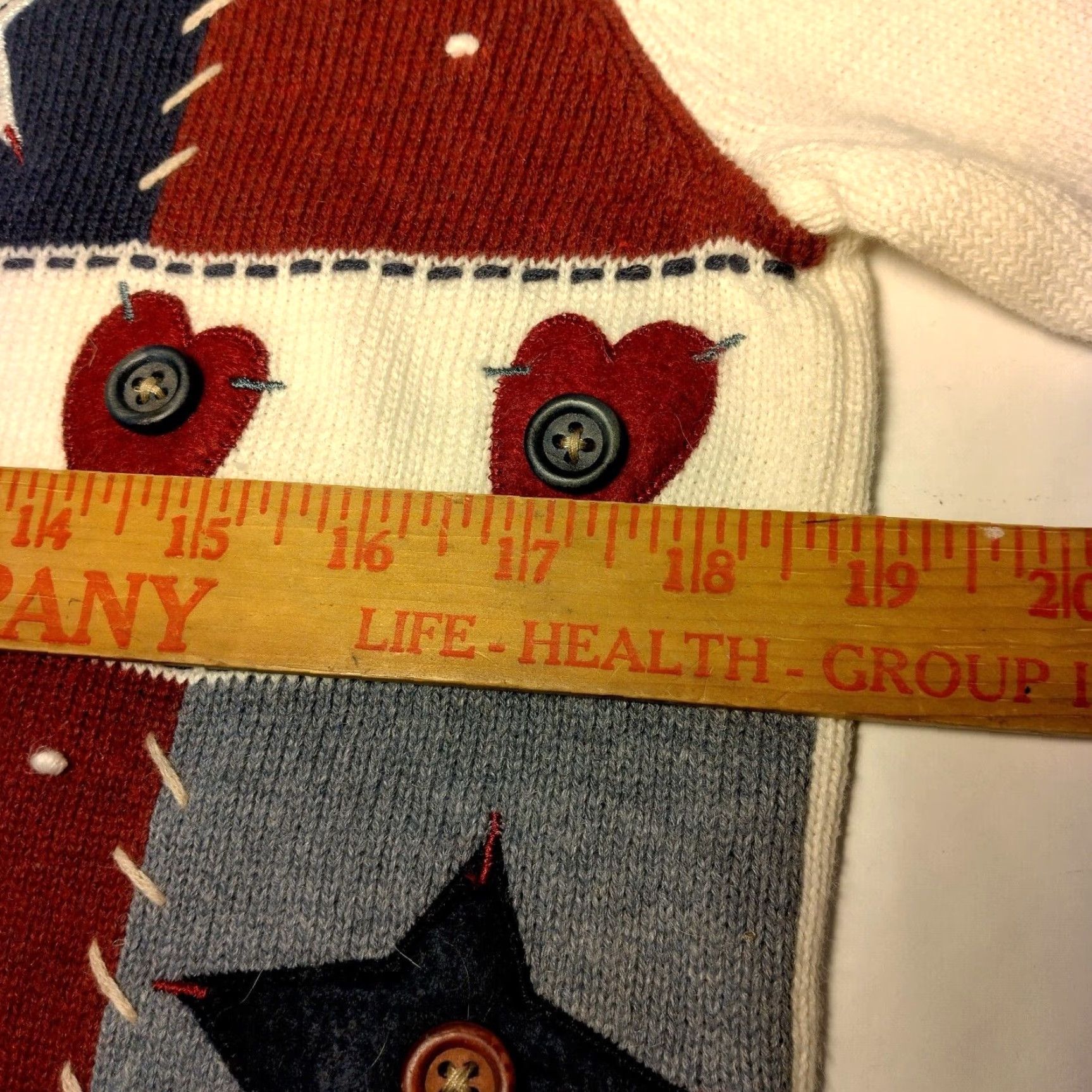 Croft & Barrow Croft & Barrow Women Cardigan Sweater USA Flag Patriotic Short Sleeve V-Neck Embroidered Patchwork Multicolor Casual Size S / US 4 / IT 40 - 5 Thumbnail