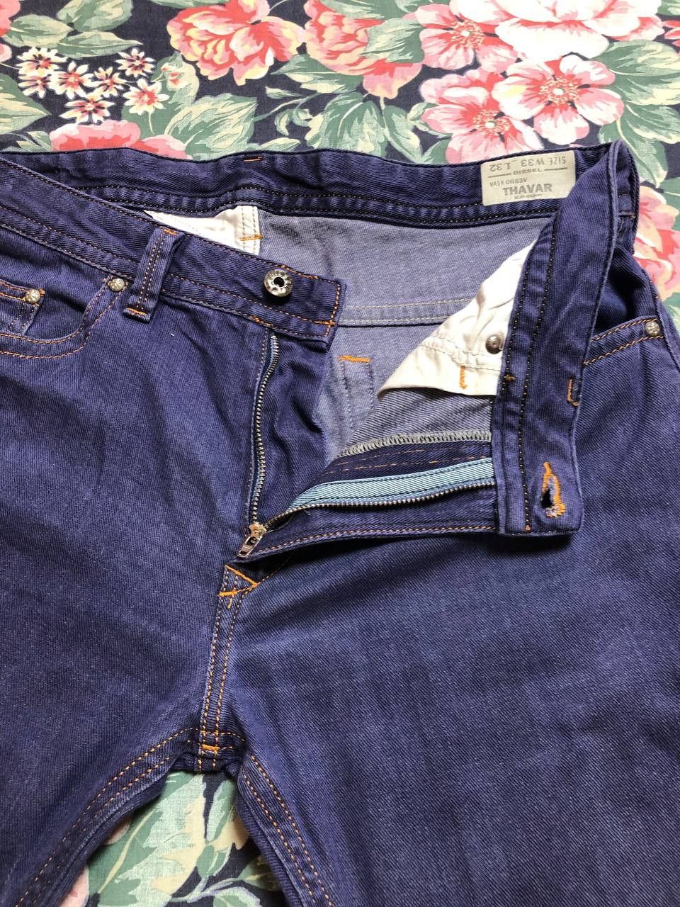 Diesel Diesel Thavar Denim Jeans Size 33" - 17 Thumbnail