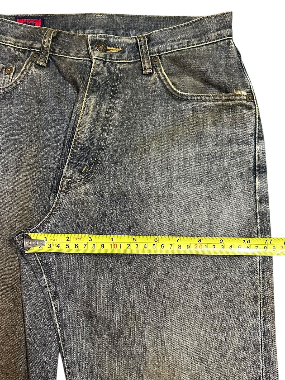 Edwin Vintage Edwin 503 Mud Wash Style Distress Loose Jeans Size US 29 - 16 Thumbnail