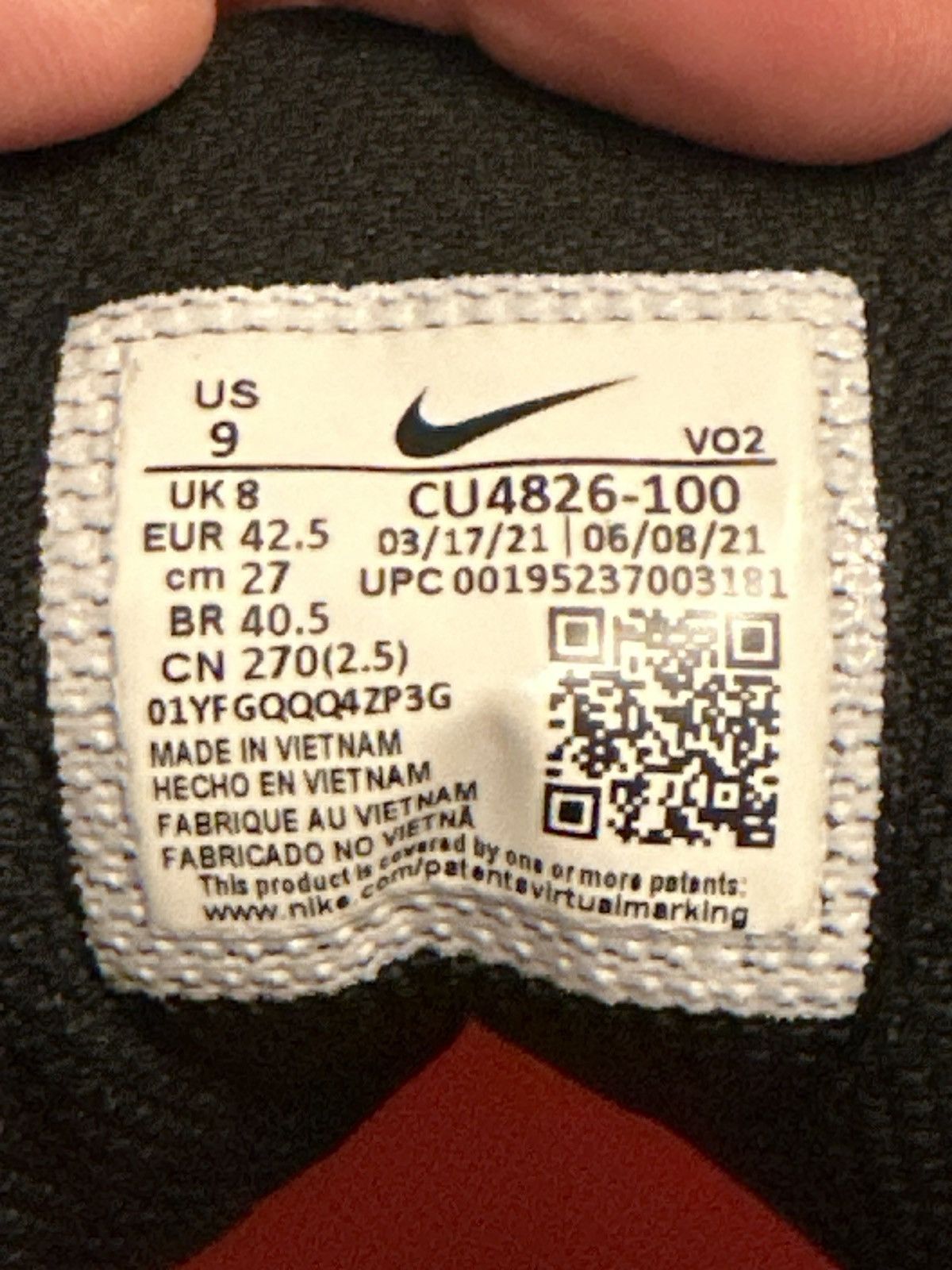 Nike Used Nike Air Max AP ‘White Black’ Size US 9 / EU 42 - 6 Thumbnail