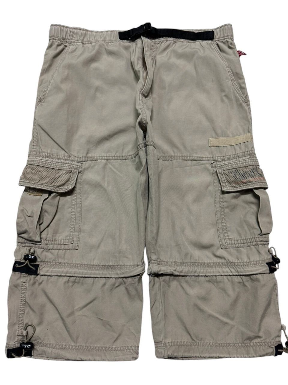 KMRii RARE⚡️VINTAGE 90's T&C SURF JORTS / 3QUARTERS CARGO BEIGE Size US 34 / EU 50 - 1 Thumbnail