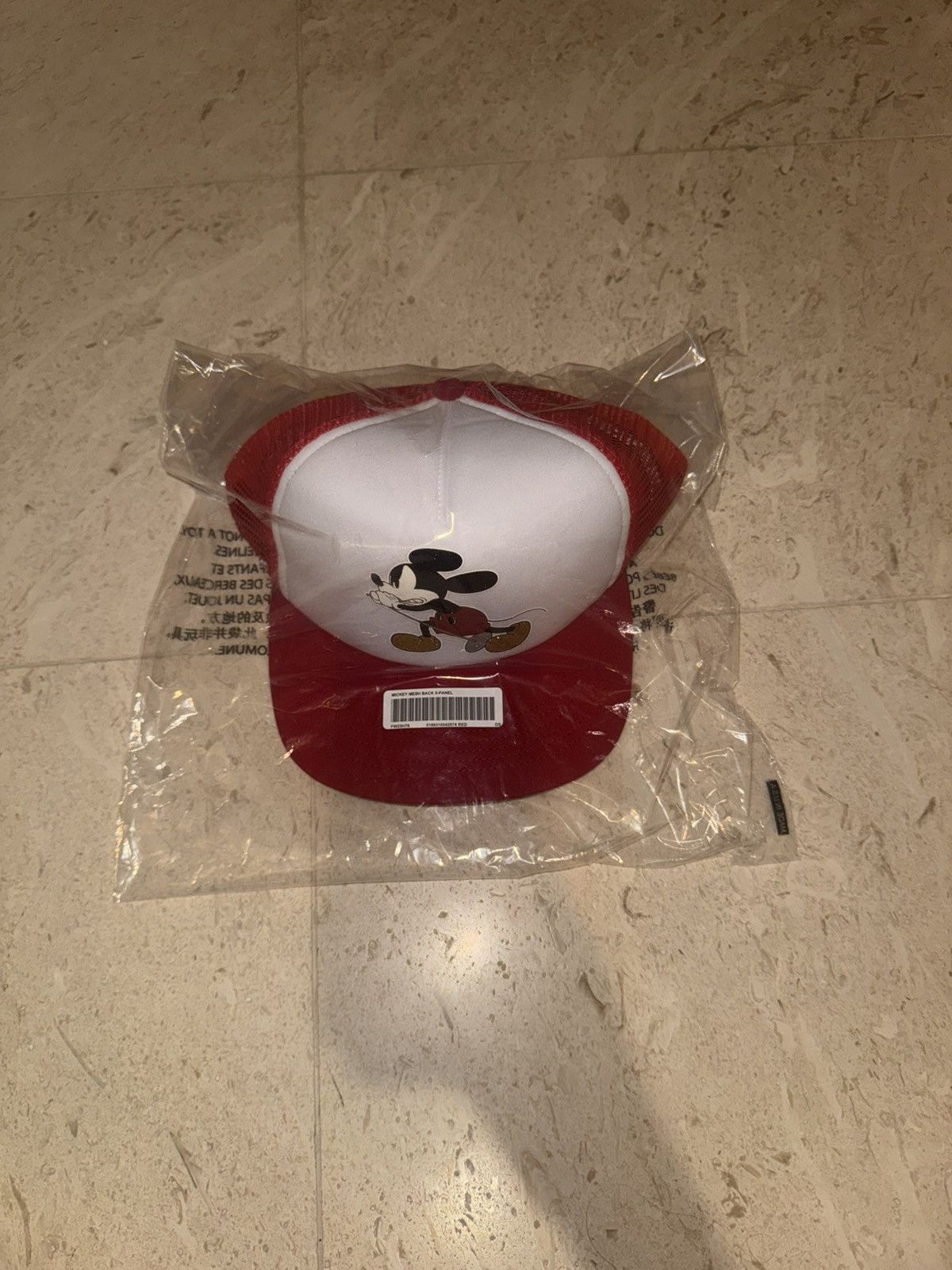 Number (N)ine Supreme Number (N)ine Mickey Mesh Back 5-Panel Size ONE SIZE - 4 Thumbnail
