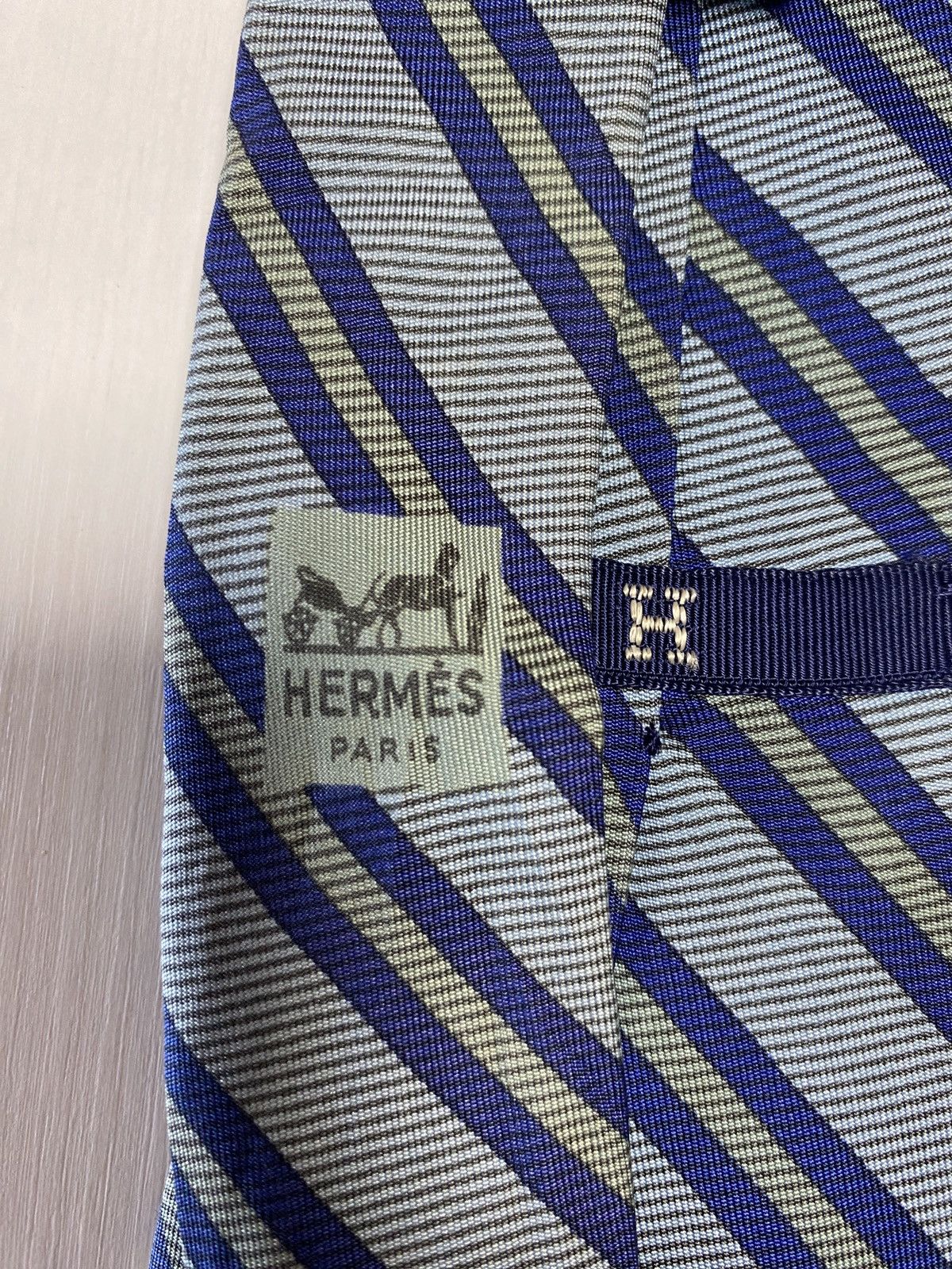 Hermes Hermes vintage silk blue Size ONE SIZE - 5 Thumbnail