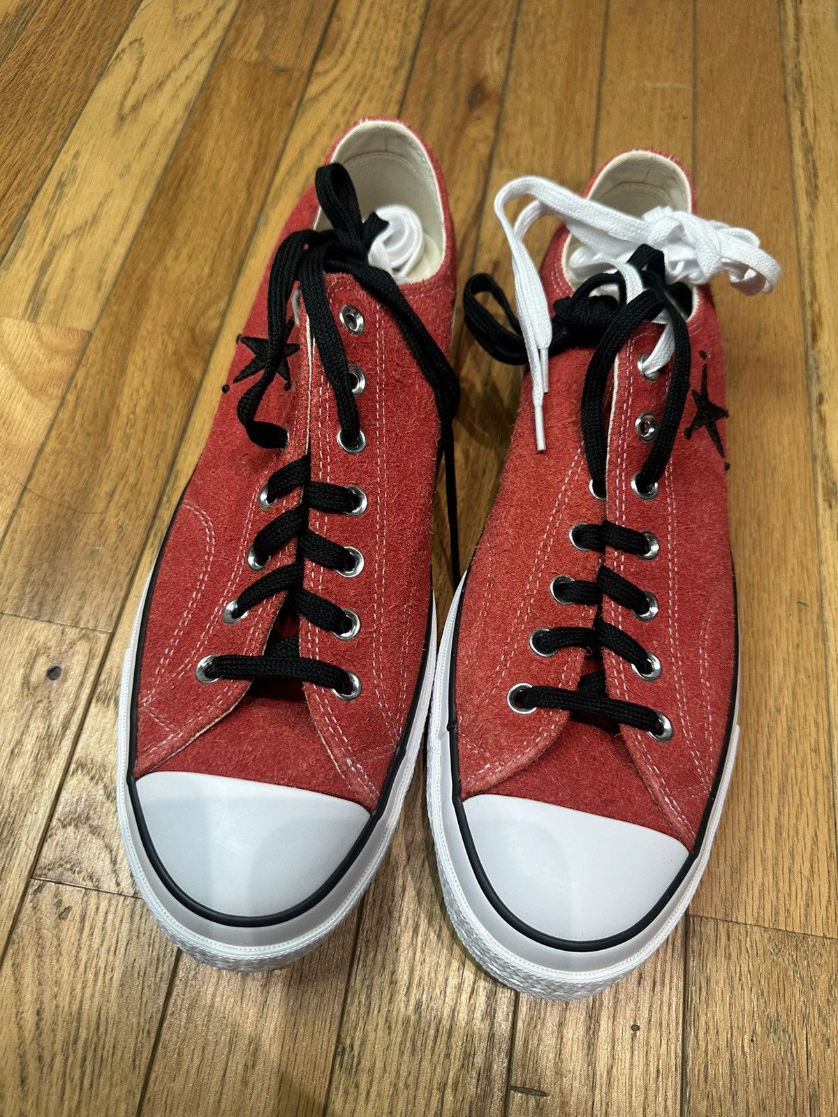 Converse × Stussy Converse x Stussy Chuck 70 Ox (Poppy Red) Size US 12 / EU 45 - 2 Thumbnail
